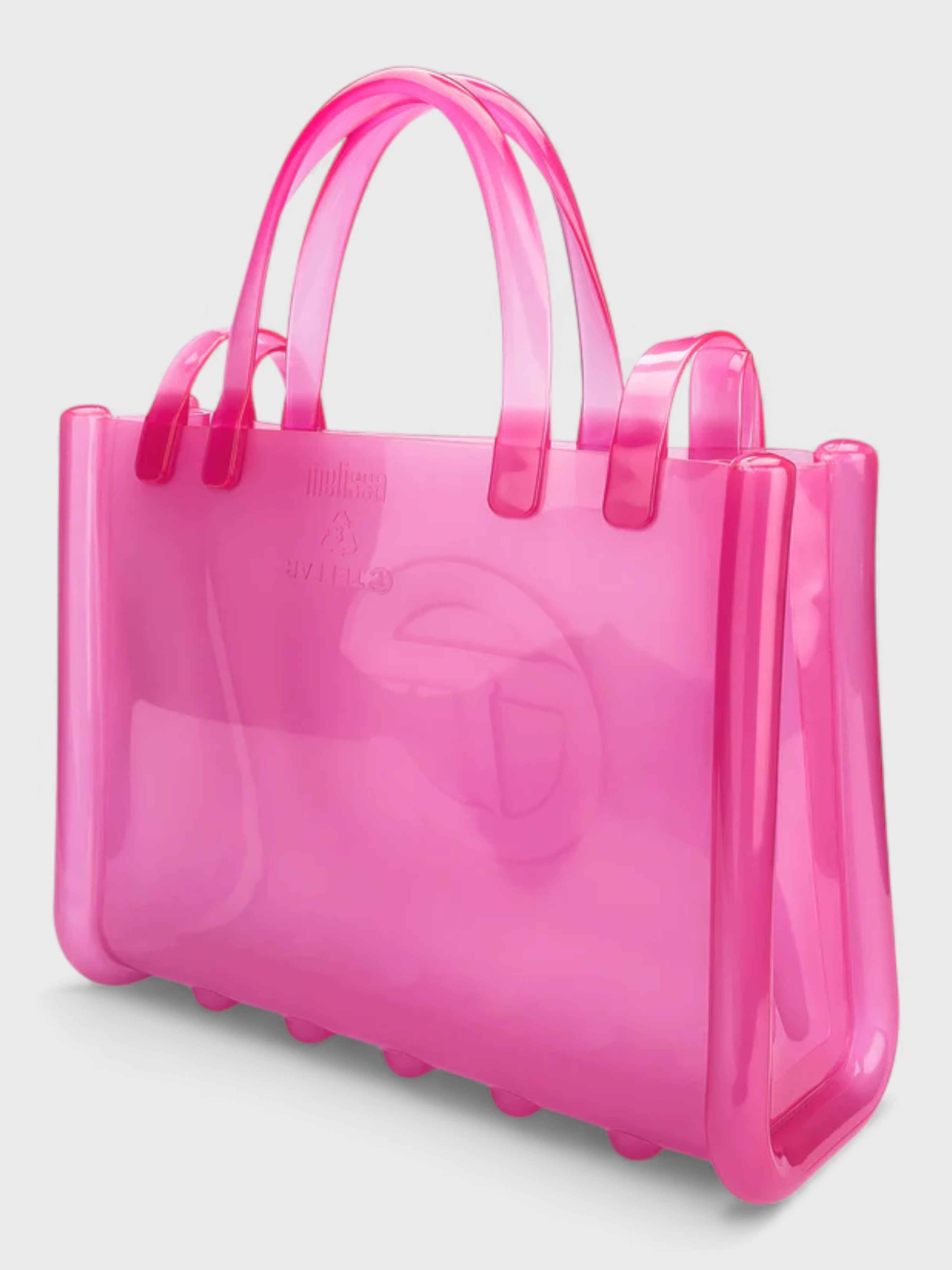 Telfar X Mellisa Medium Jelly Shopper Pink