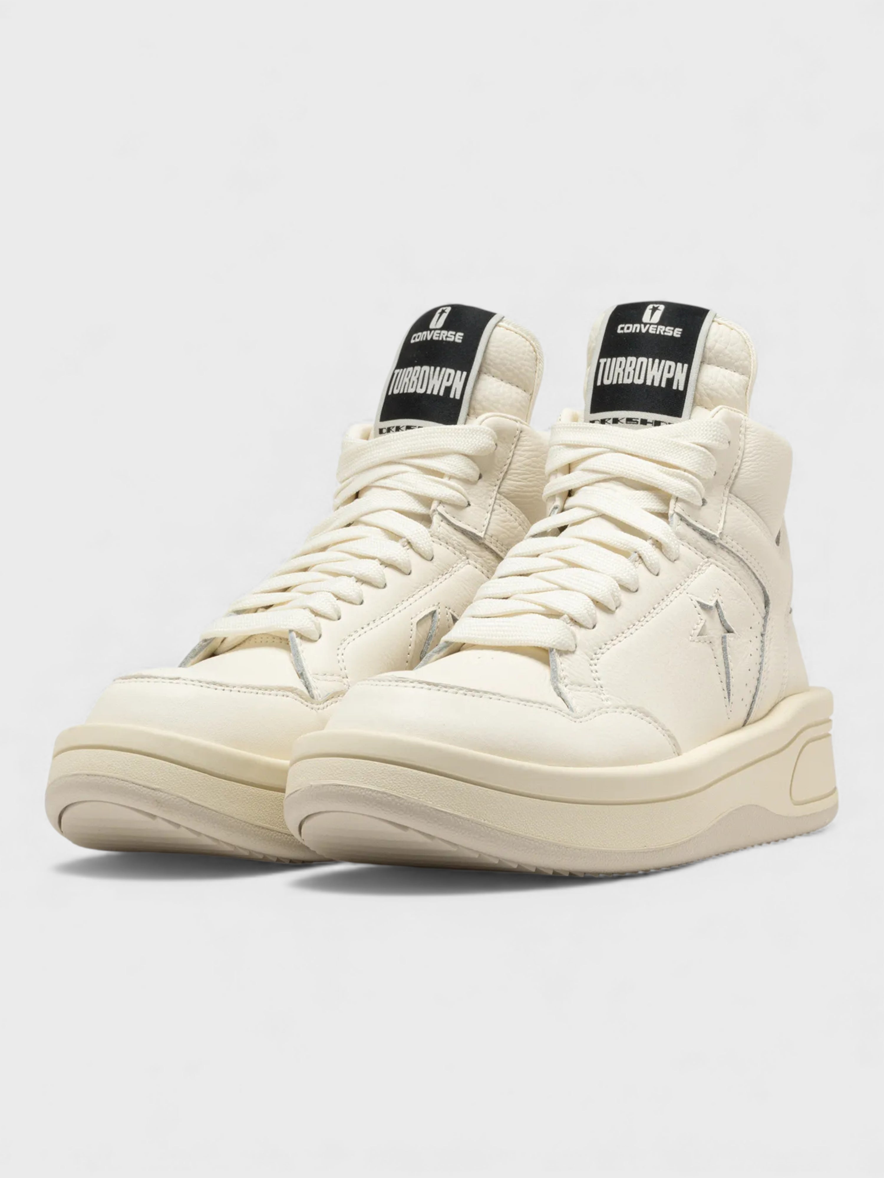 Converse x Rick Owens DRKSHDW TURBOWPN Mid Egret