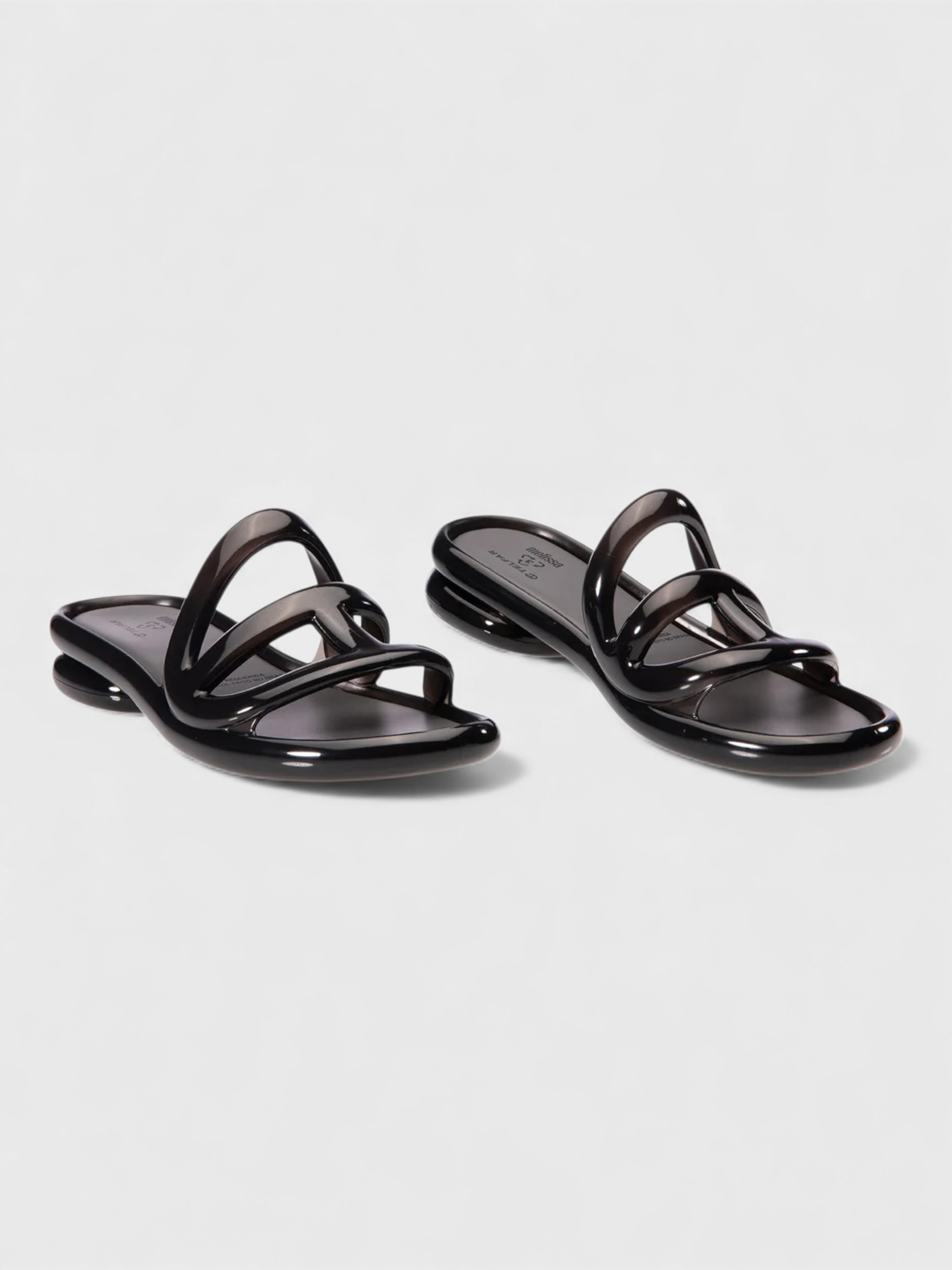 Melissa x Telfar Jelly Slide Black