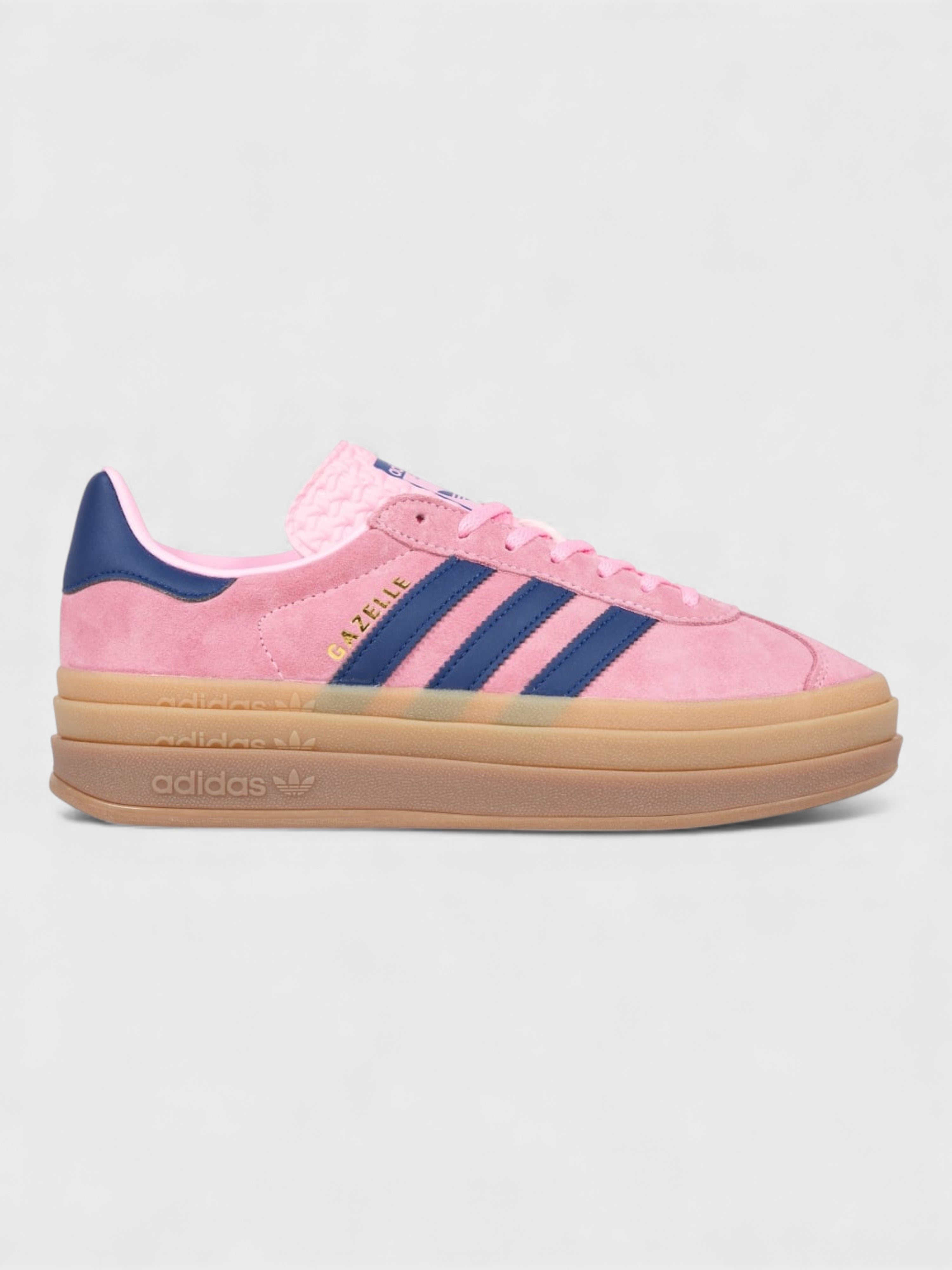 Adidas Originals Gazelle Bold Wmns Pink Glow Victory Blue Gum