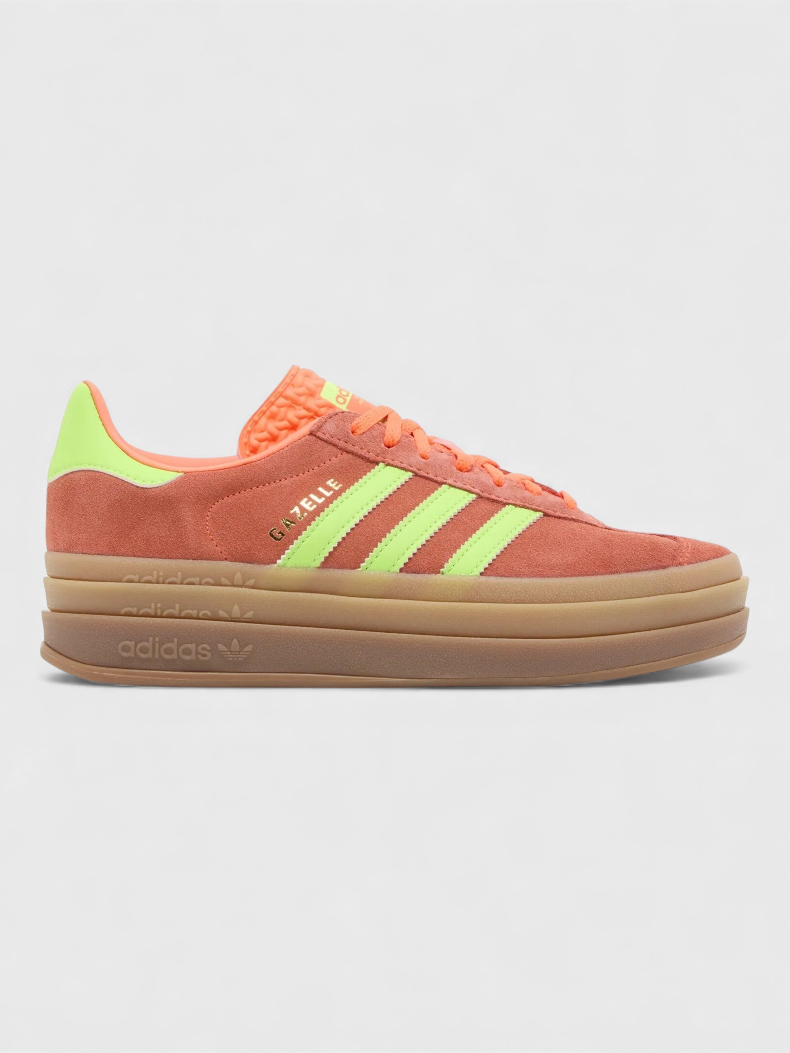 Adidas Originals Gazelle Bold Wmns Orange Solar Green