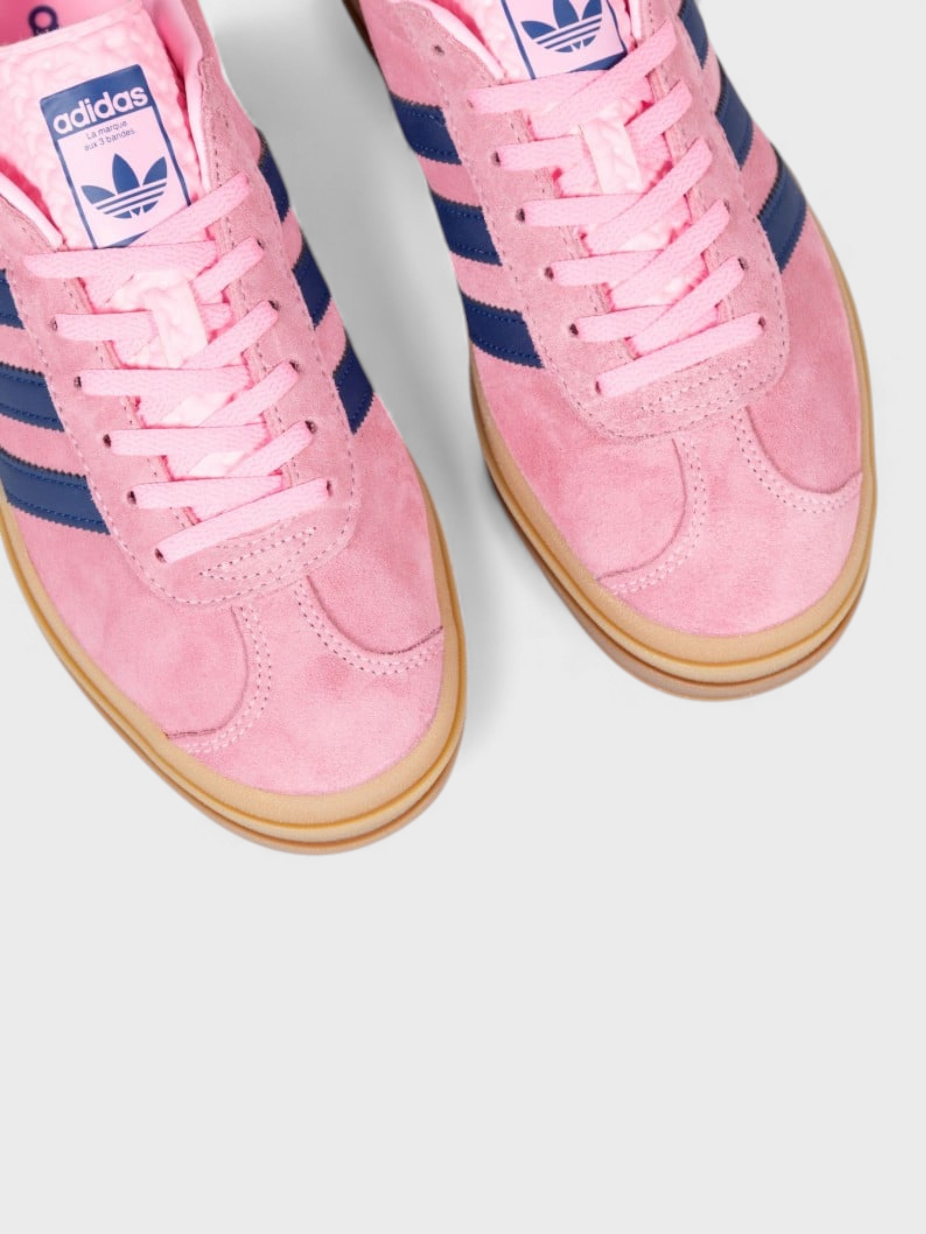 Adidas Originals Gazelle Bold Wmns Pink Glow Victory Blue Gum