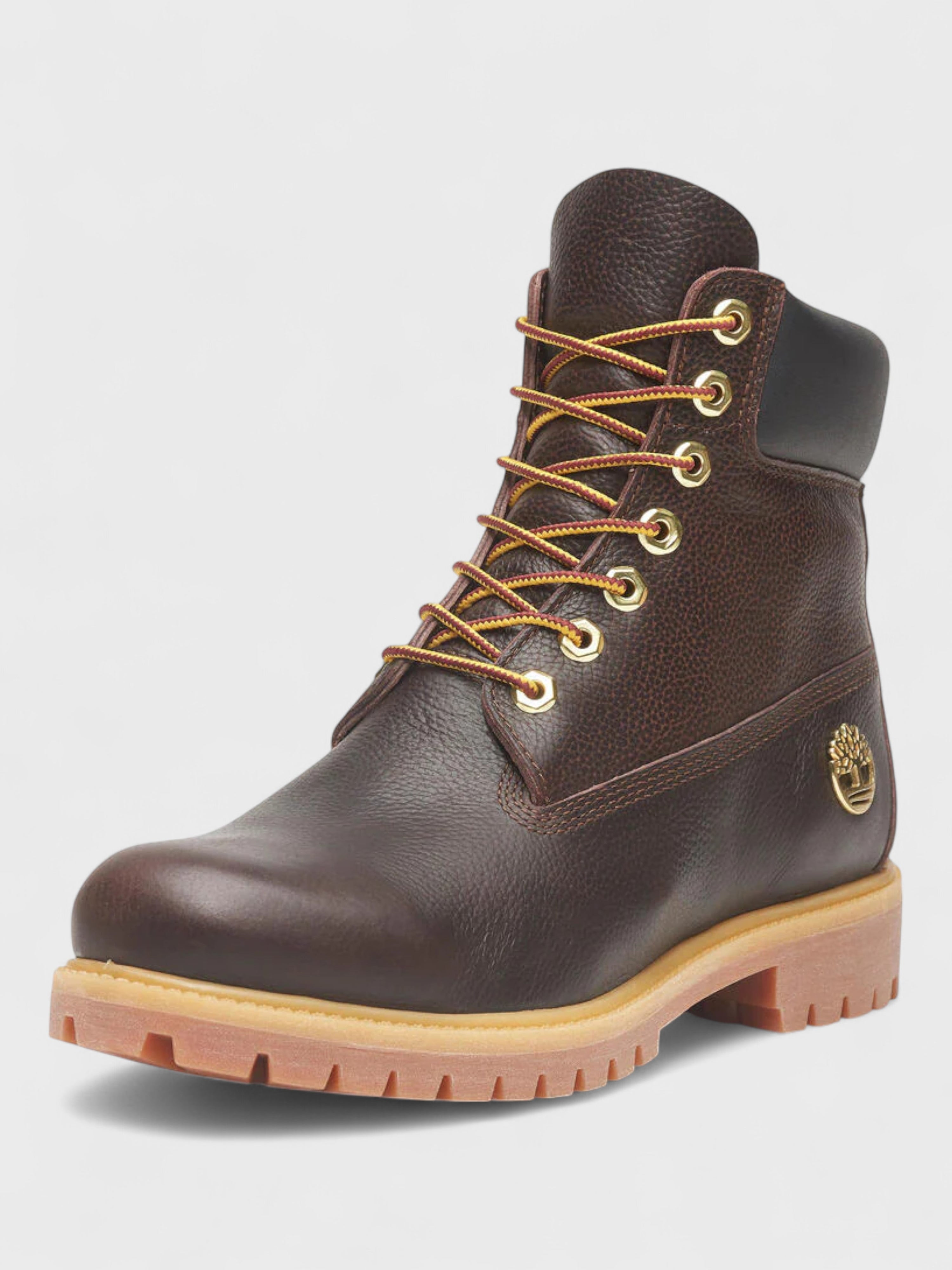 Timberland Premium Espresso Brown 6-Inch Lace Up Boots