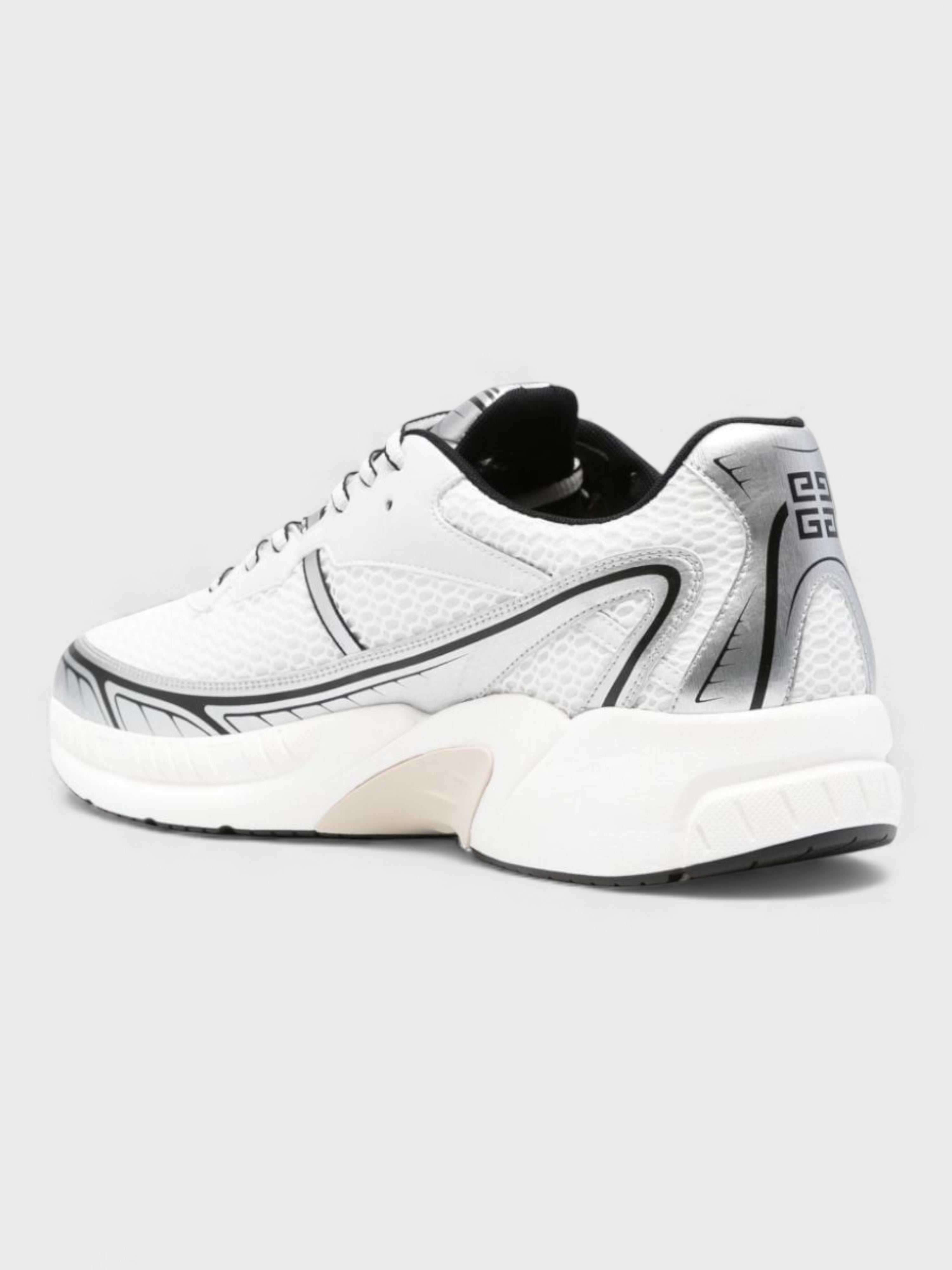 Givenchy NFNTY-52 Runners White Silver Sneakers