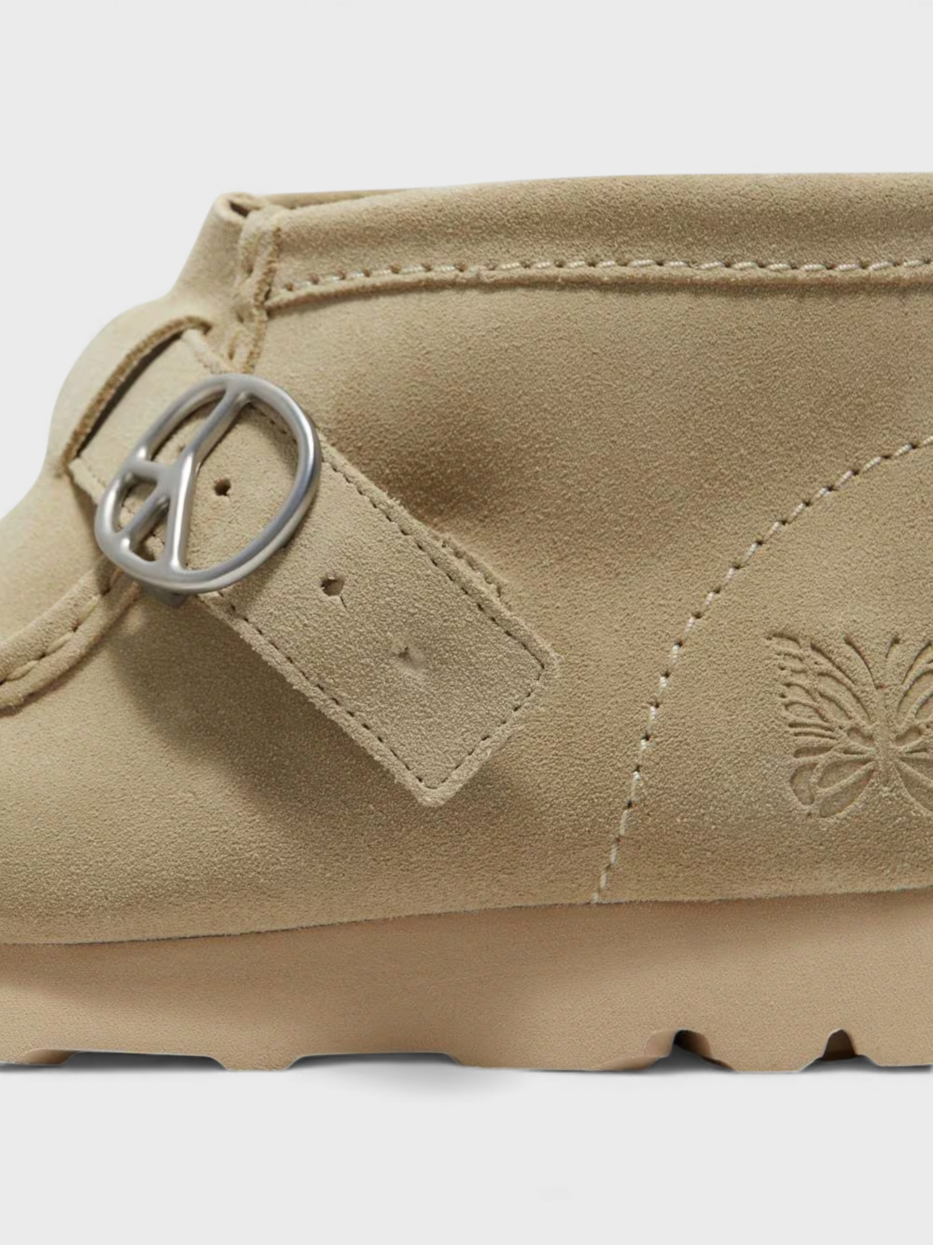 Clarks X Needles Wallabee Strap Maple Suede