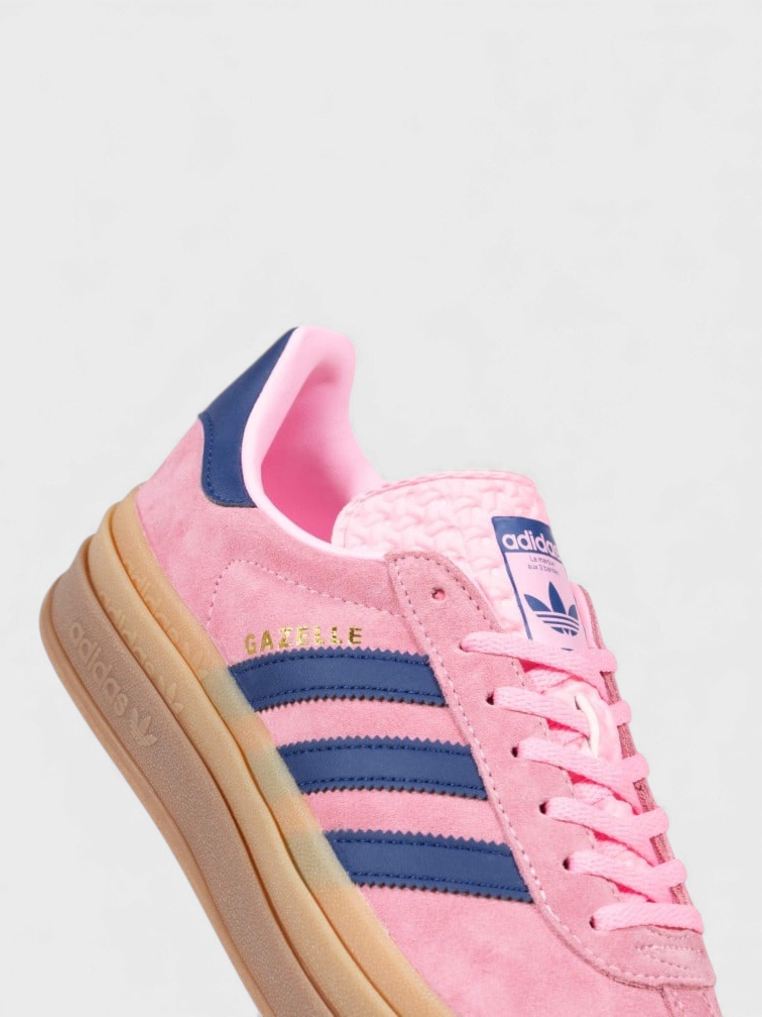 Adidas Originals Gazelle Bold Wmns Pink Glow Victory Blue Gum