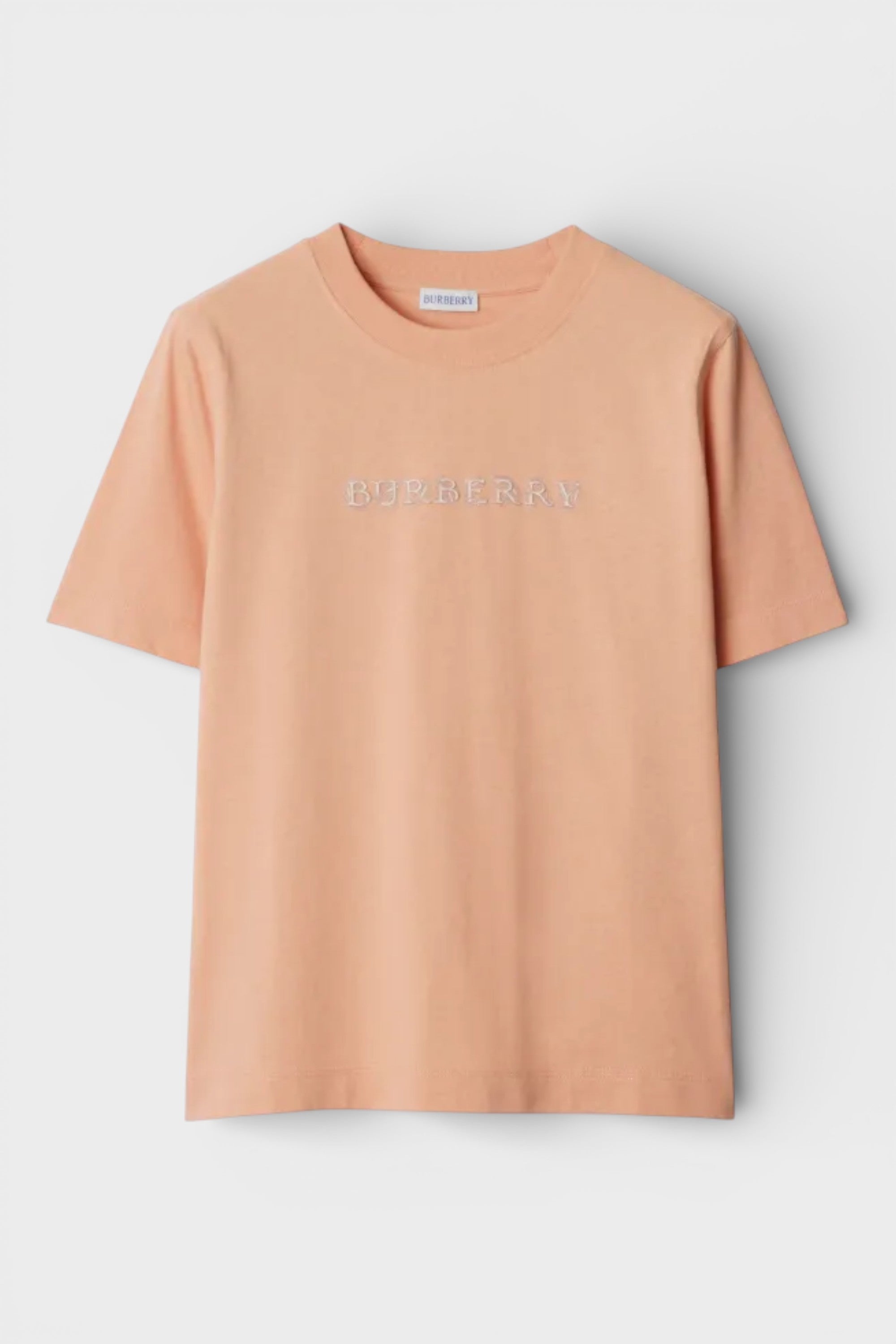 Burberry Paisley Logo Print T Shirt Bloom Pink