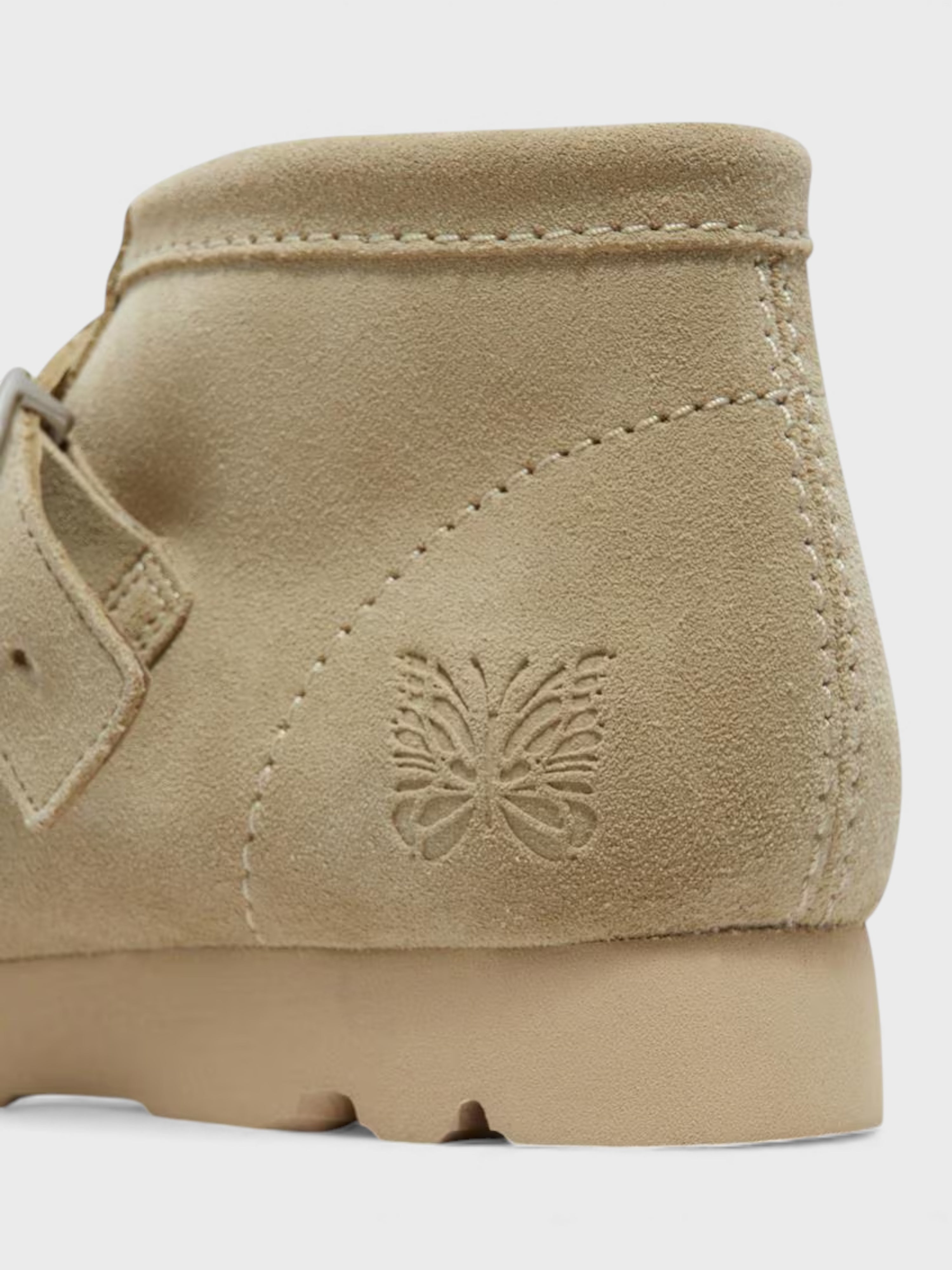 Clarks X Needles Wallabee Strap Maple Suede