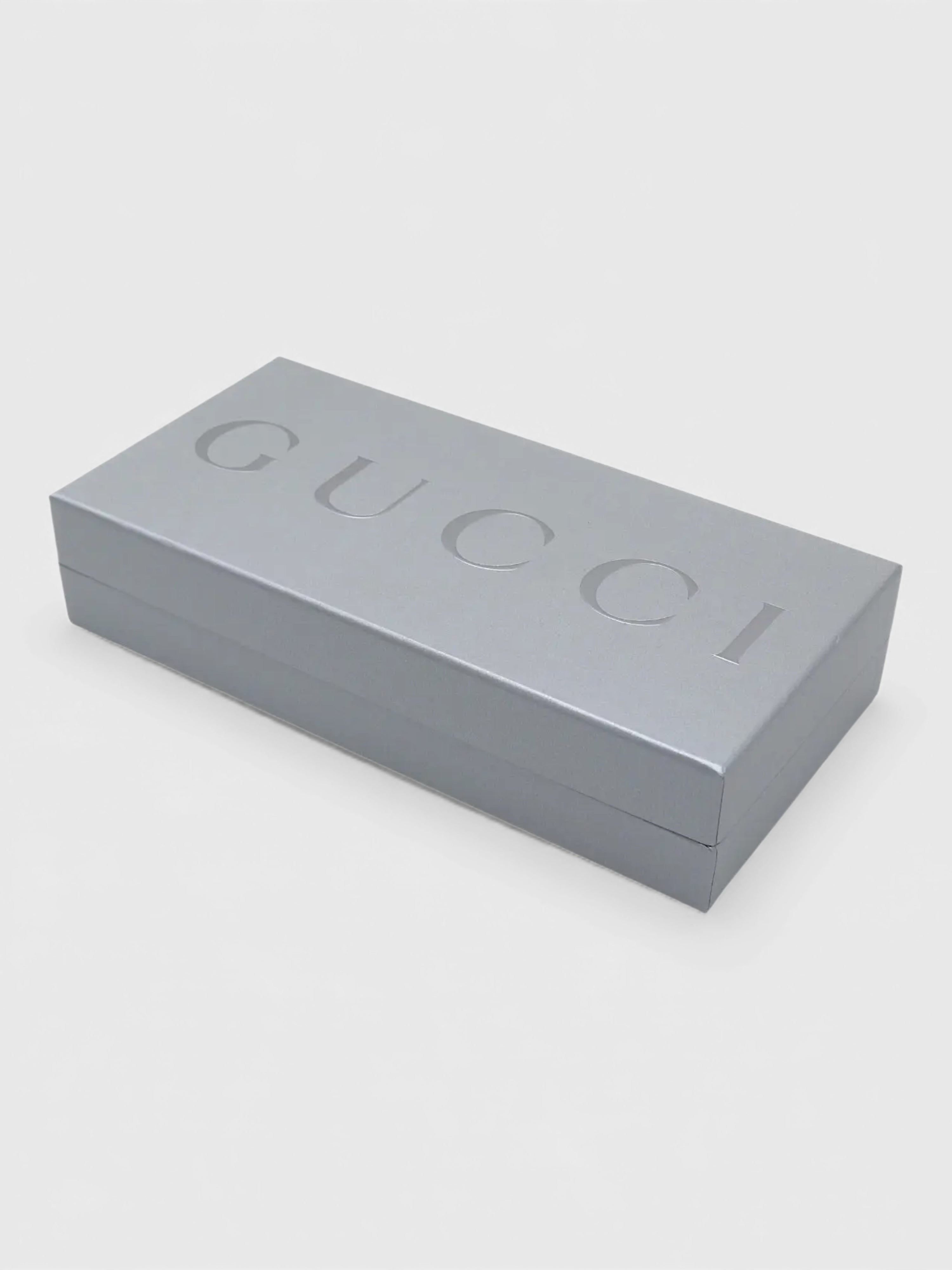 Gucci Horsebit Card Case & Playing Cards Set Silver