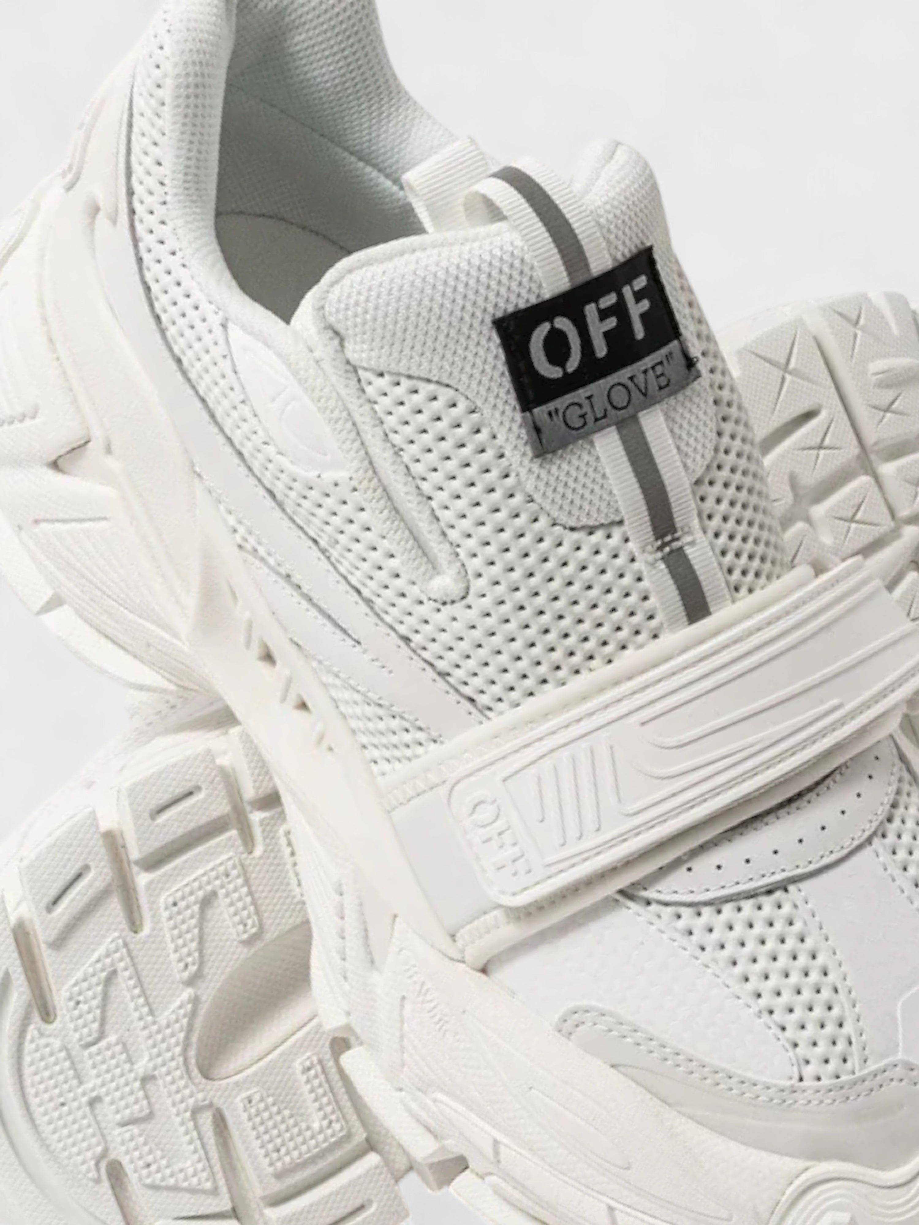 Off-White Glove Slip On Trainers White