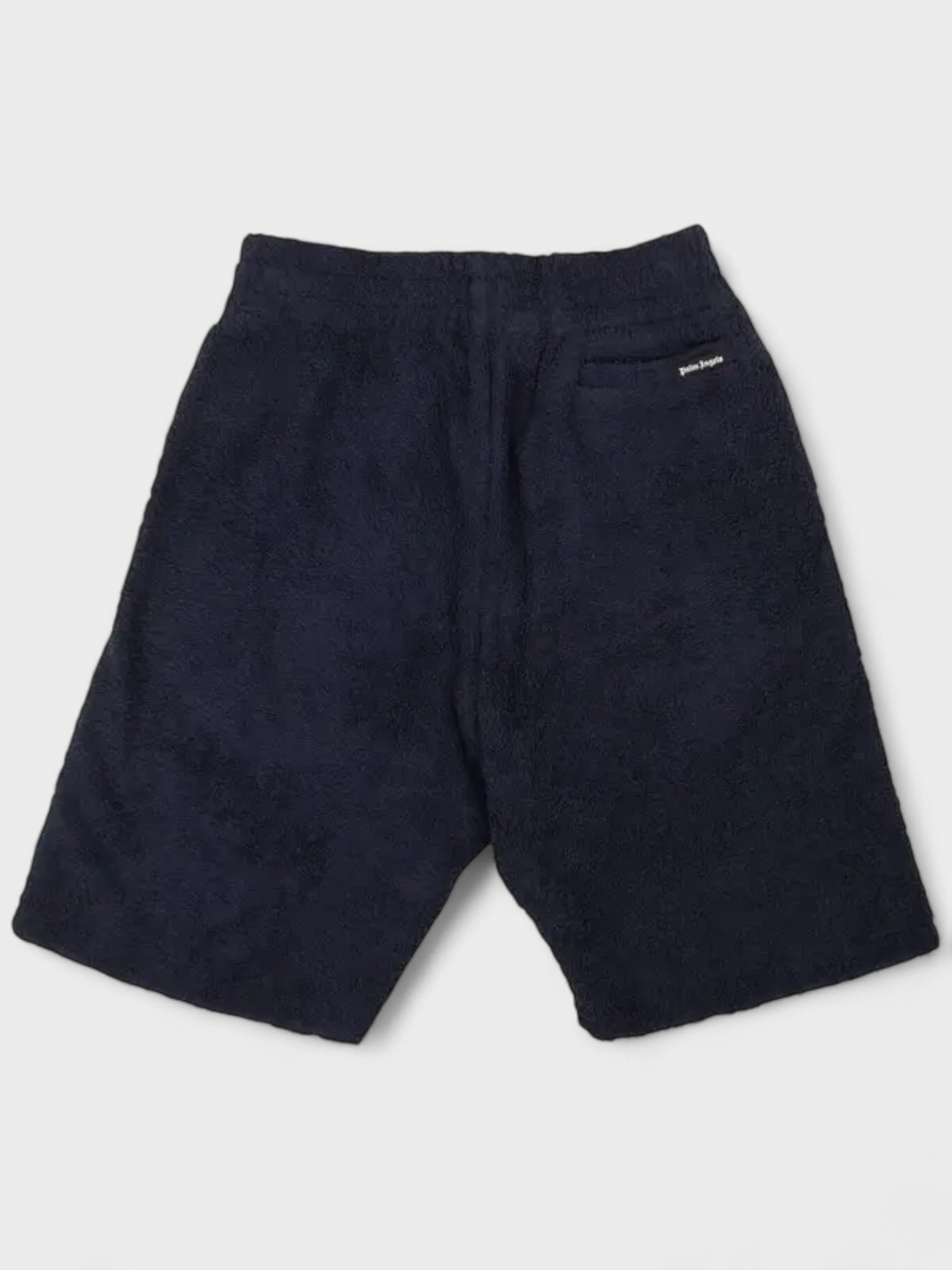 Palm Angels Pa Logo Terry Sweatshorts Navy
