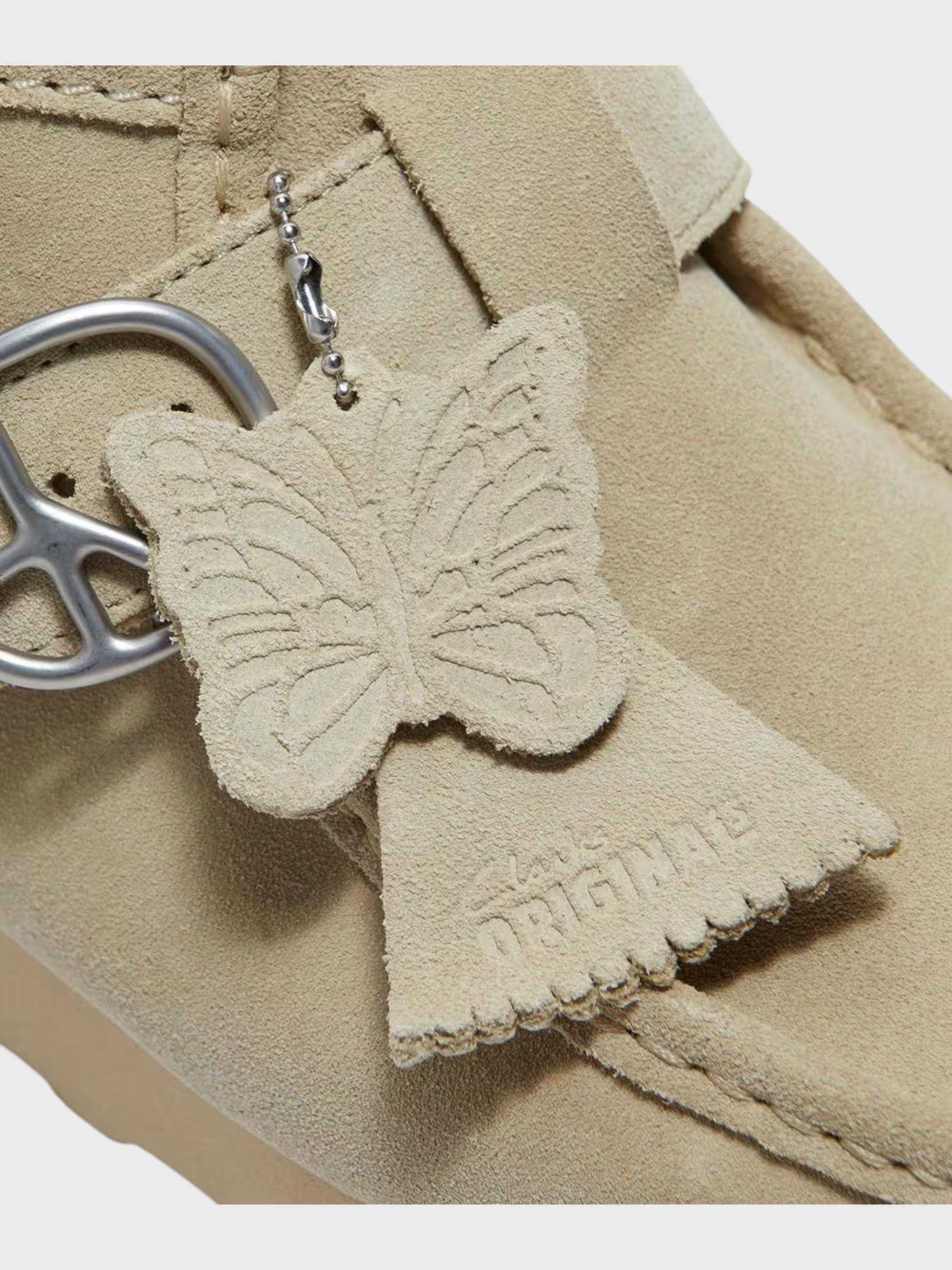 Clarks X Needles Wallabee Strap Maple Suede