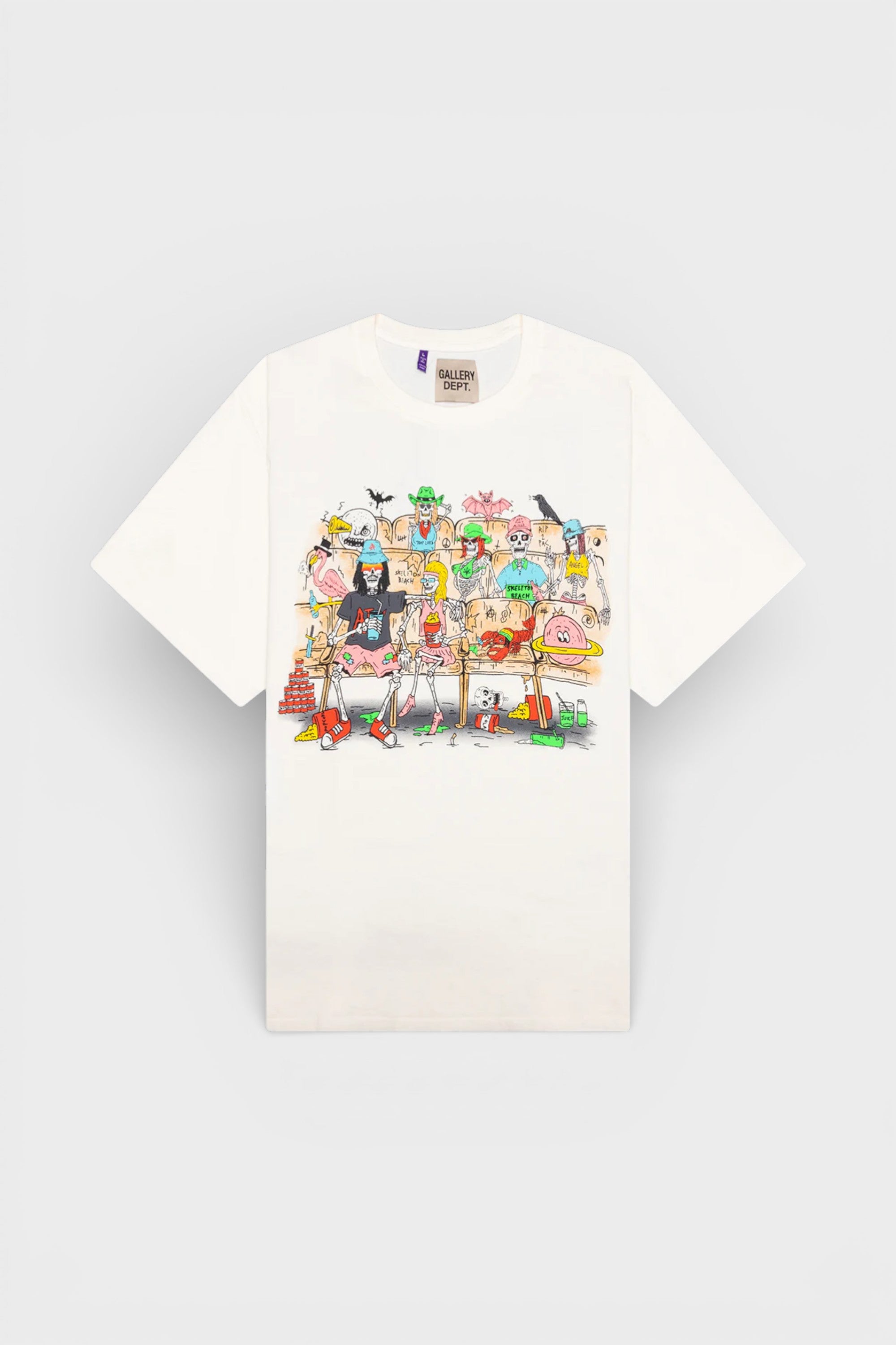 Skeleton Beach Theater Tee Light Archival White