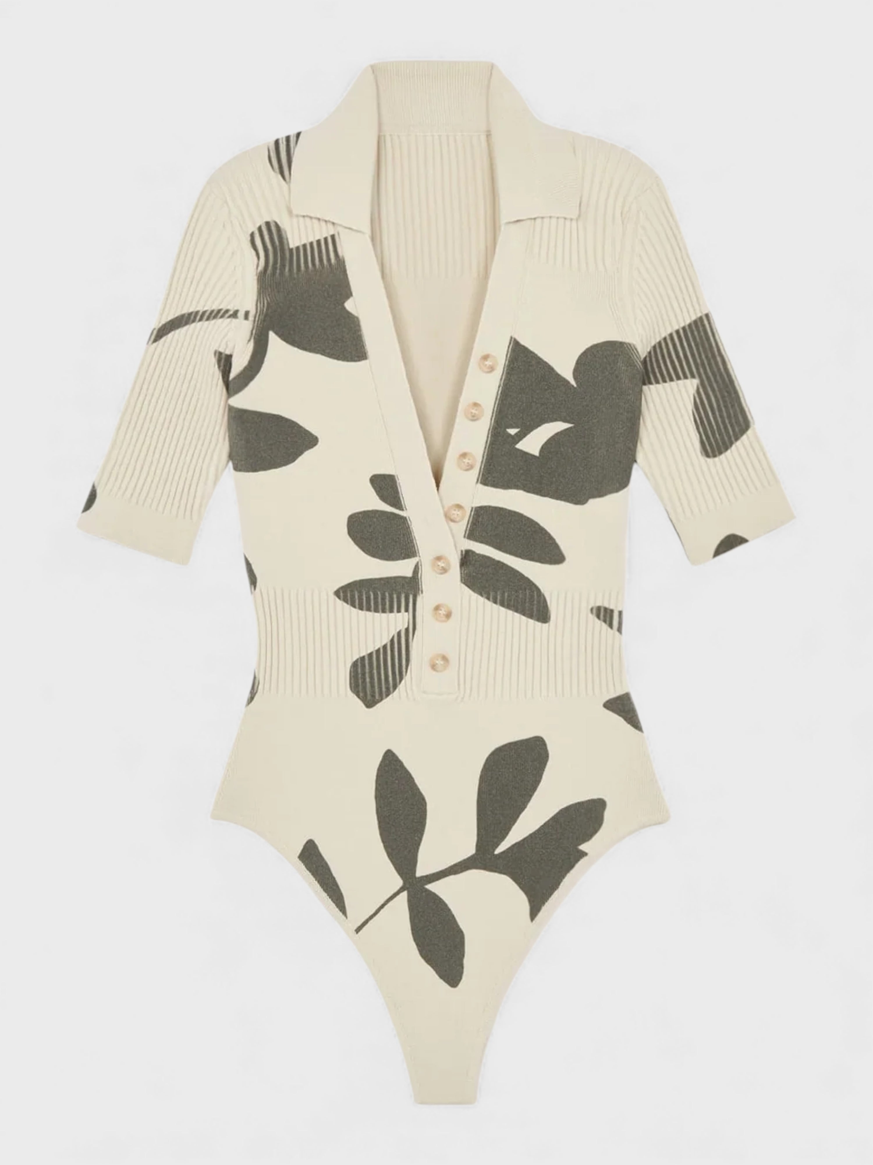Jacquemus Le Body Yauco Print Beige