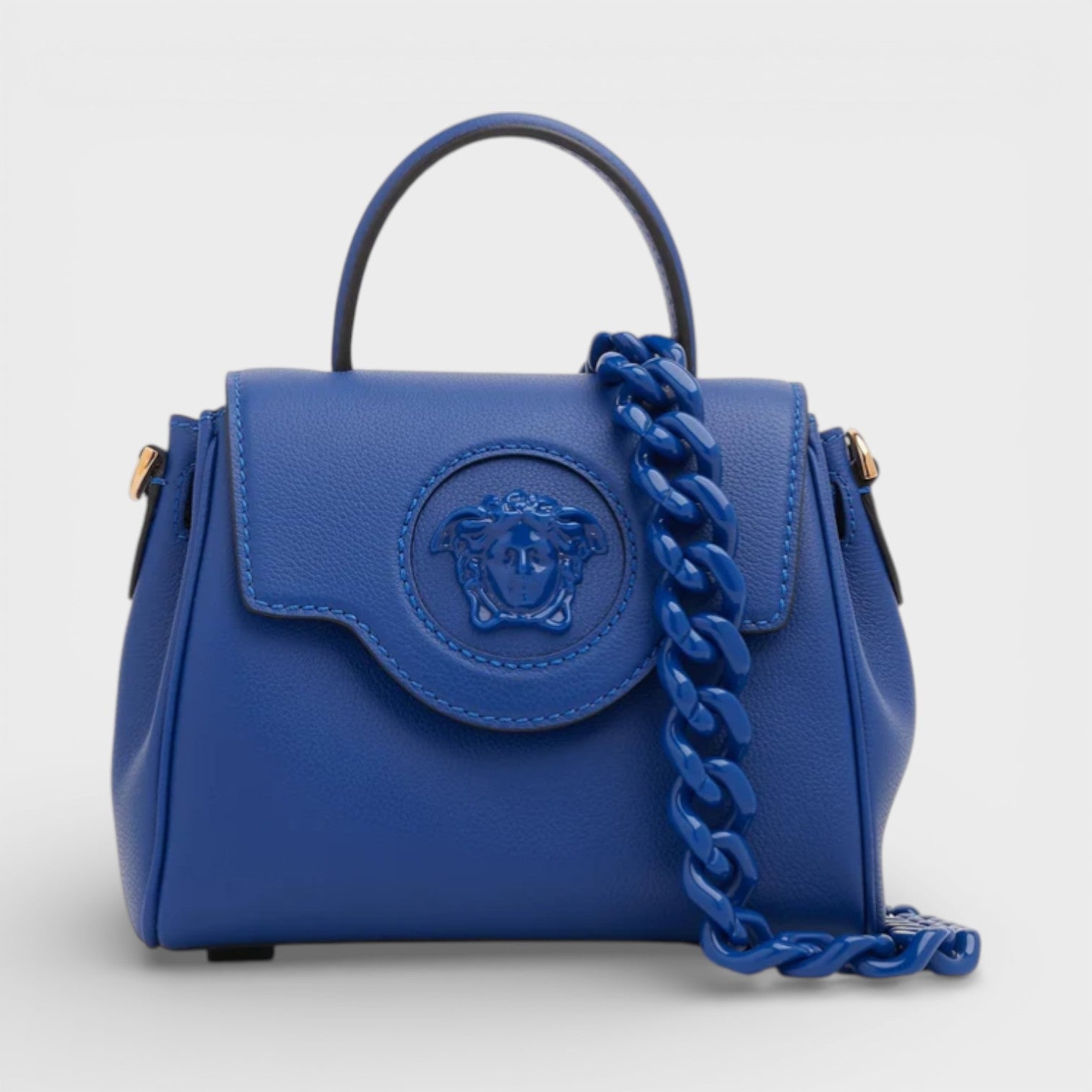 La Medusa Top Handle Handbag Blue