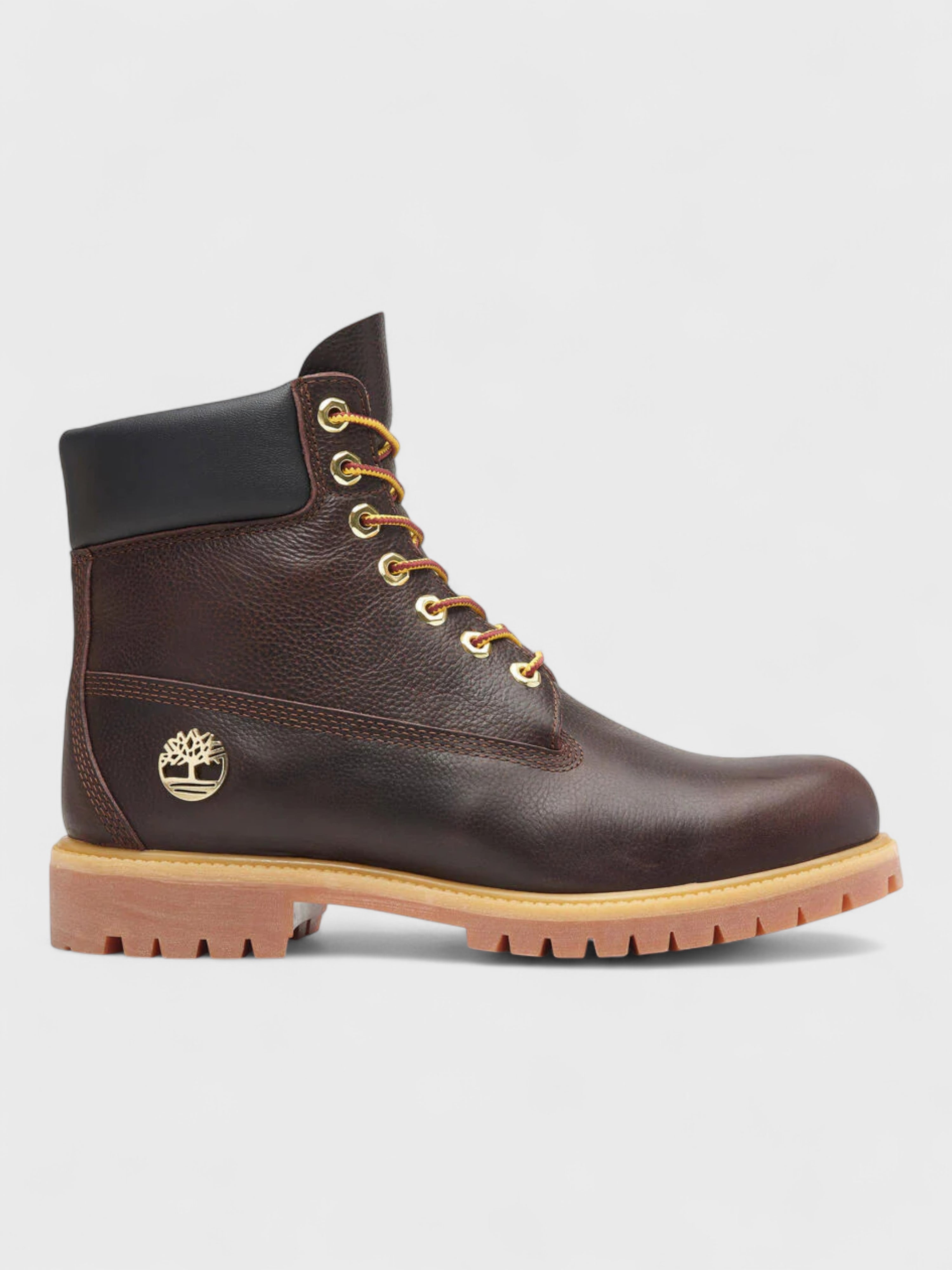 Timberland Premium Espresso Brown 6-Inch Lace Up Boots