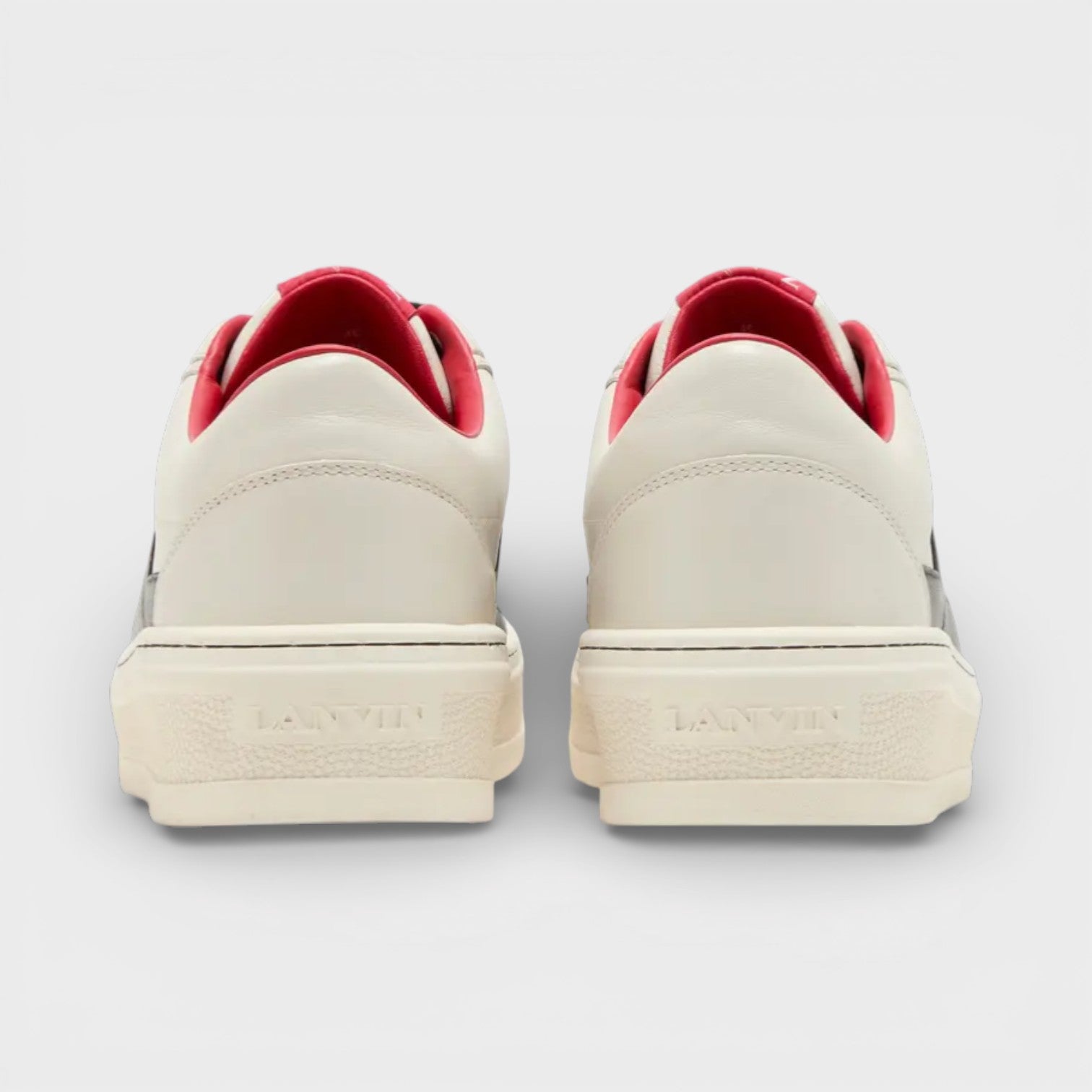 Future x Lanvin Cash High Sole Sneaker Off White Black