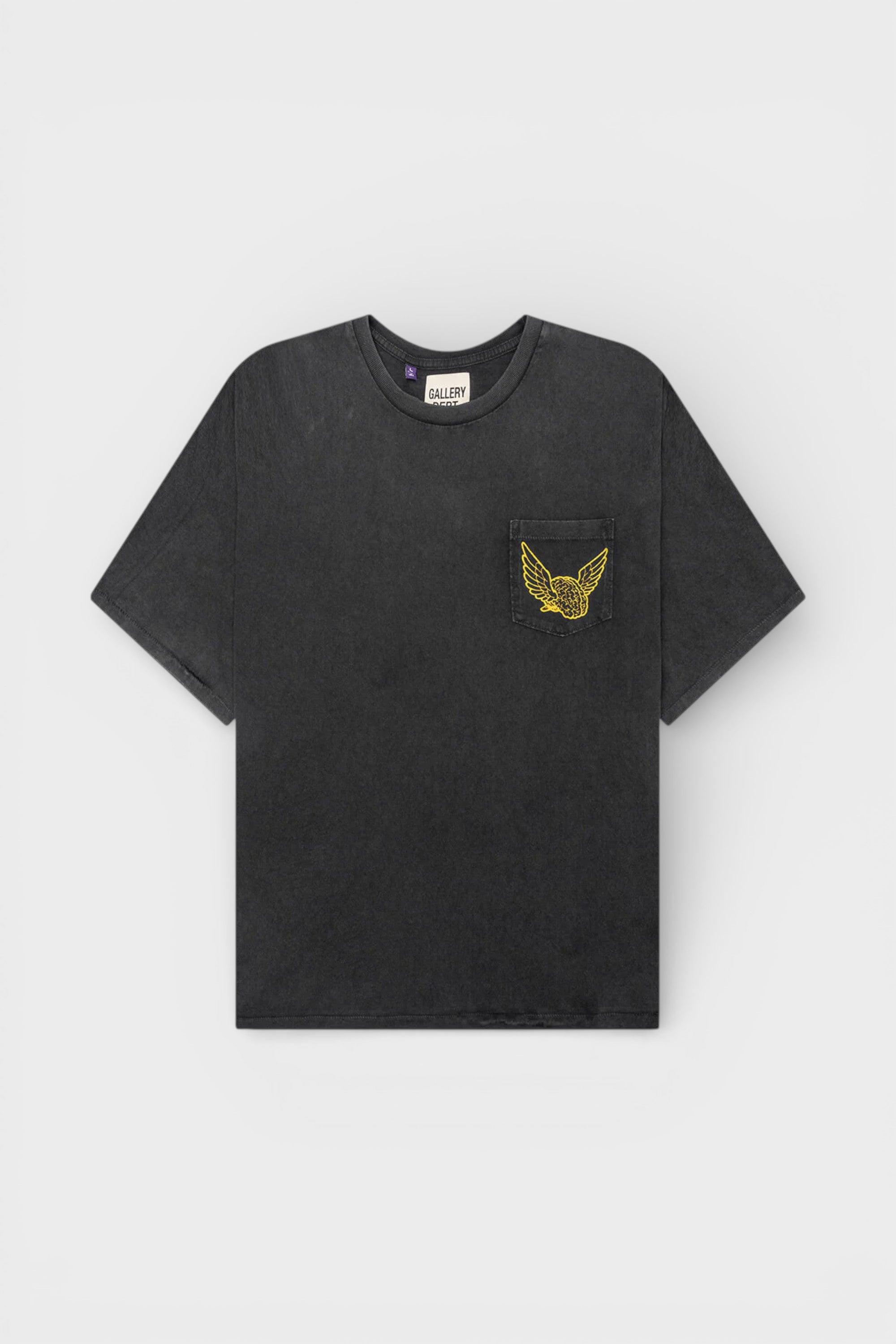 Flying Brain Pocket Tee Vintage Black