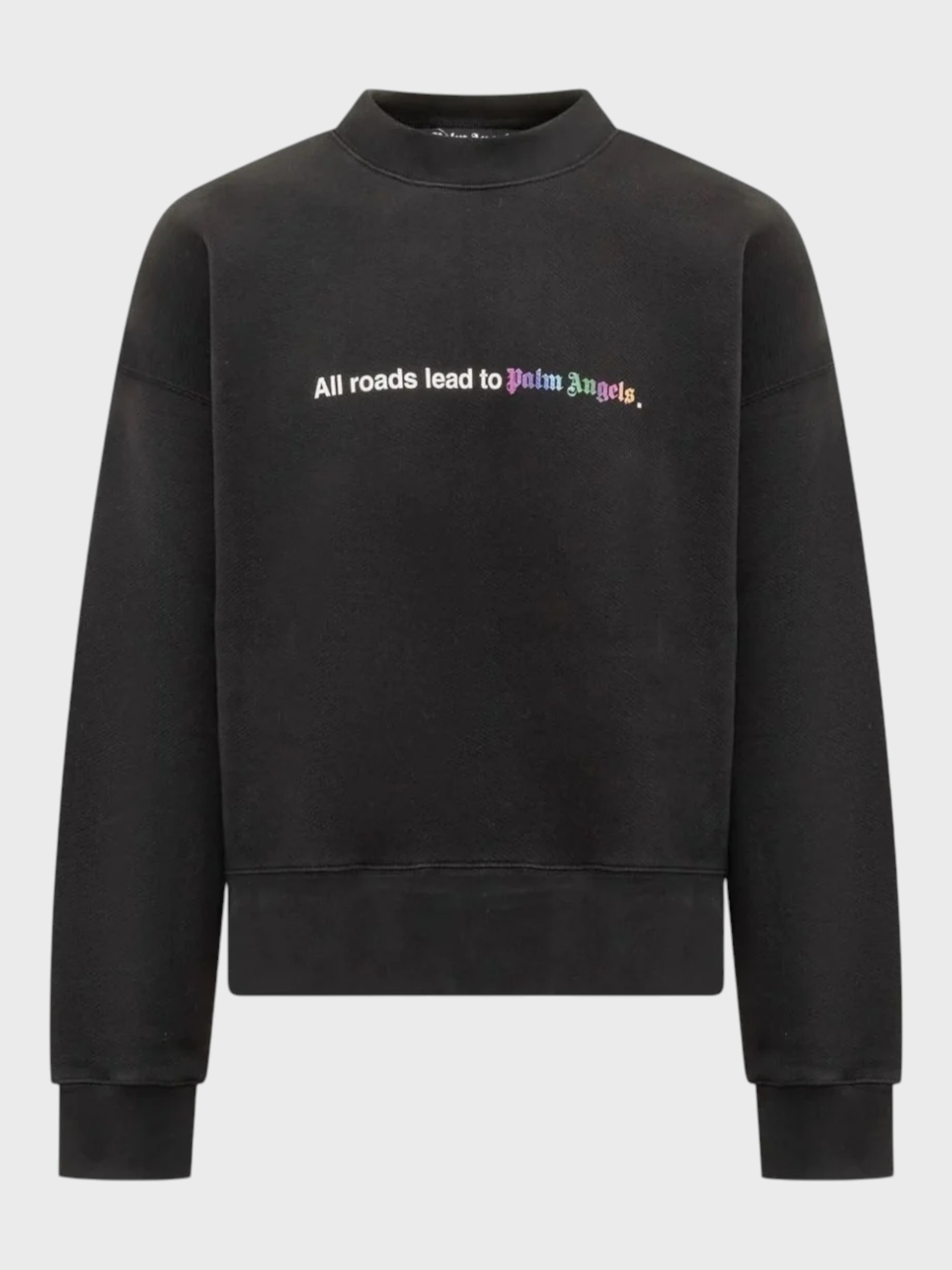 Palm Angels All Roads Crewneck Black