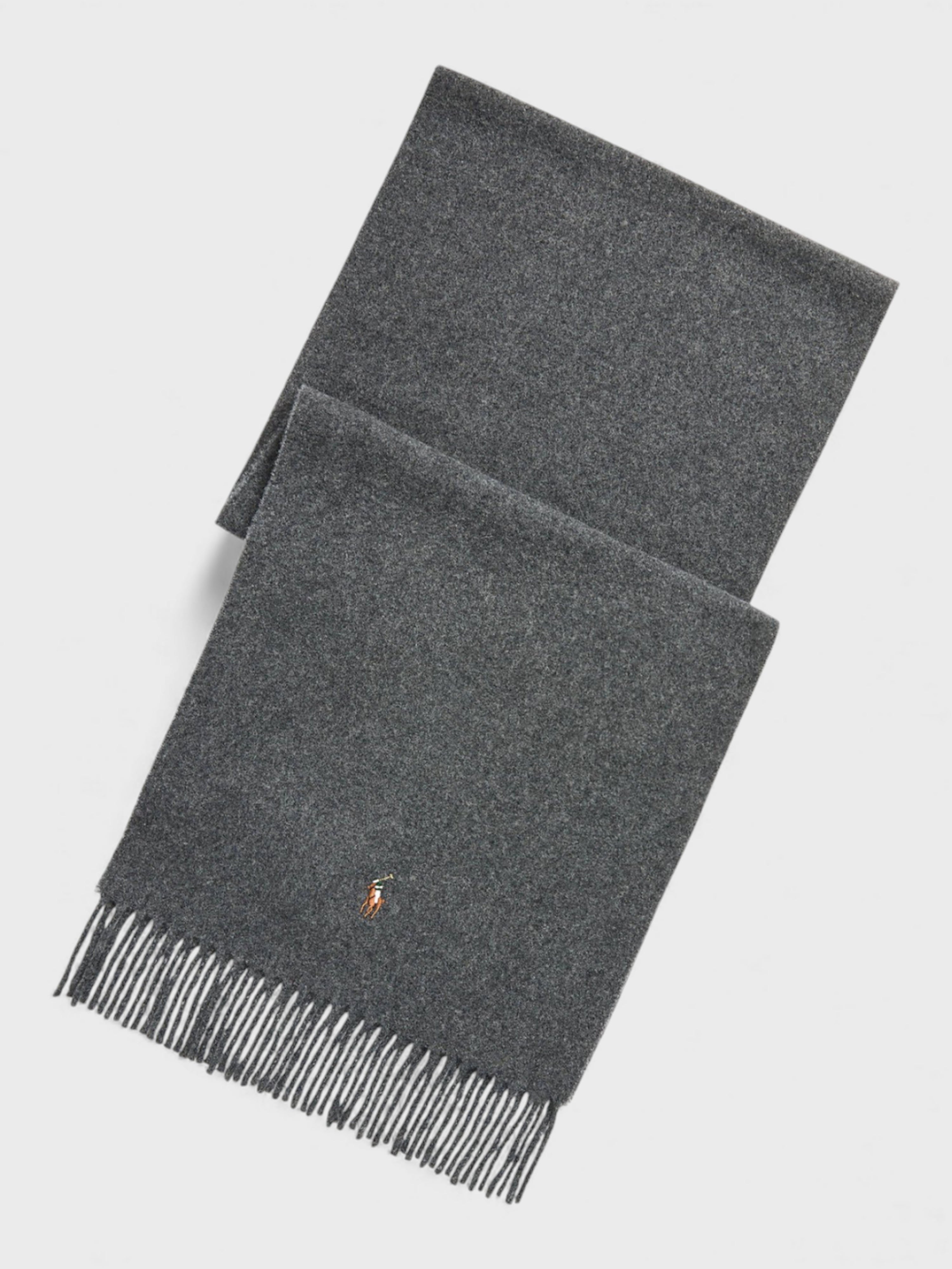 Polo Ralph Lauren Virgin Wool Scarf Grey