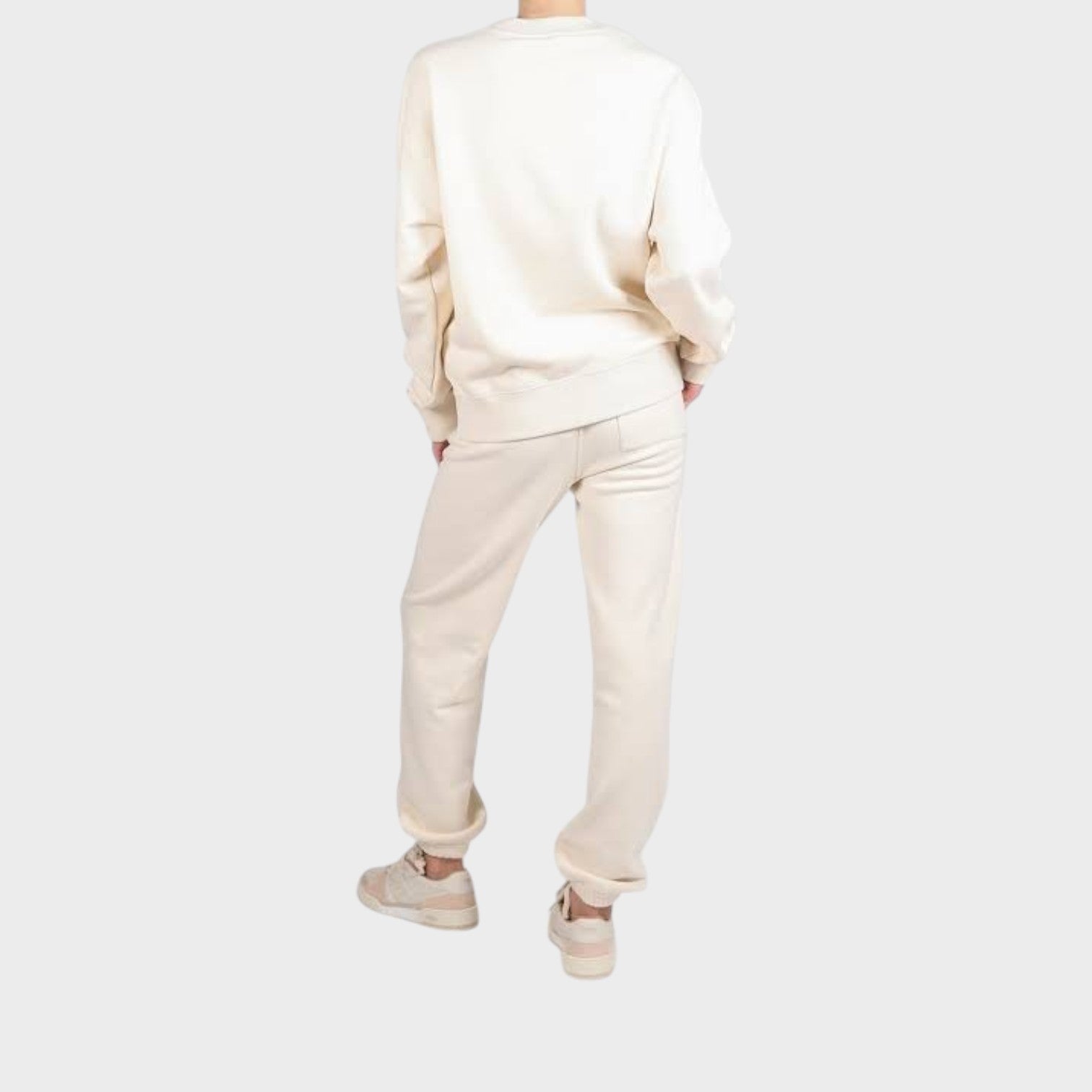Terry Logo Sweatshirt Cream