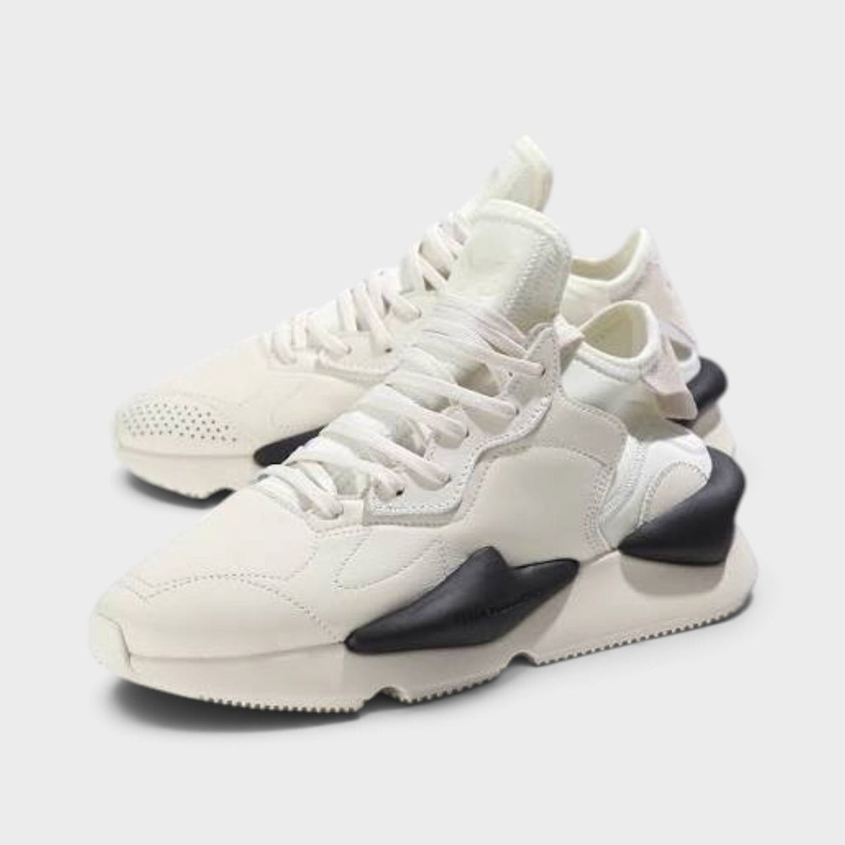 Adidas Kaiwa Mid Cut Trainers White Beige