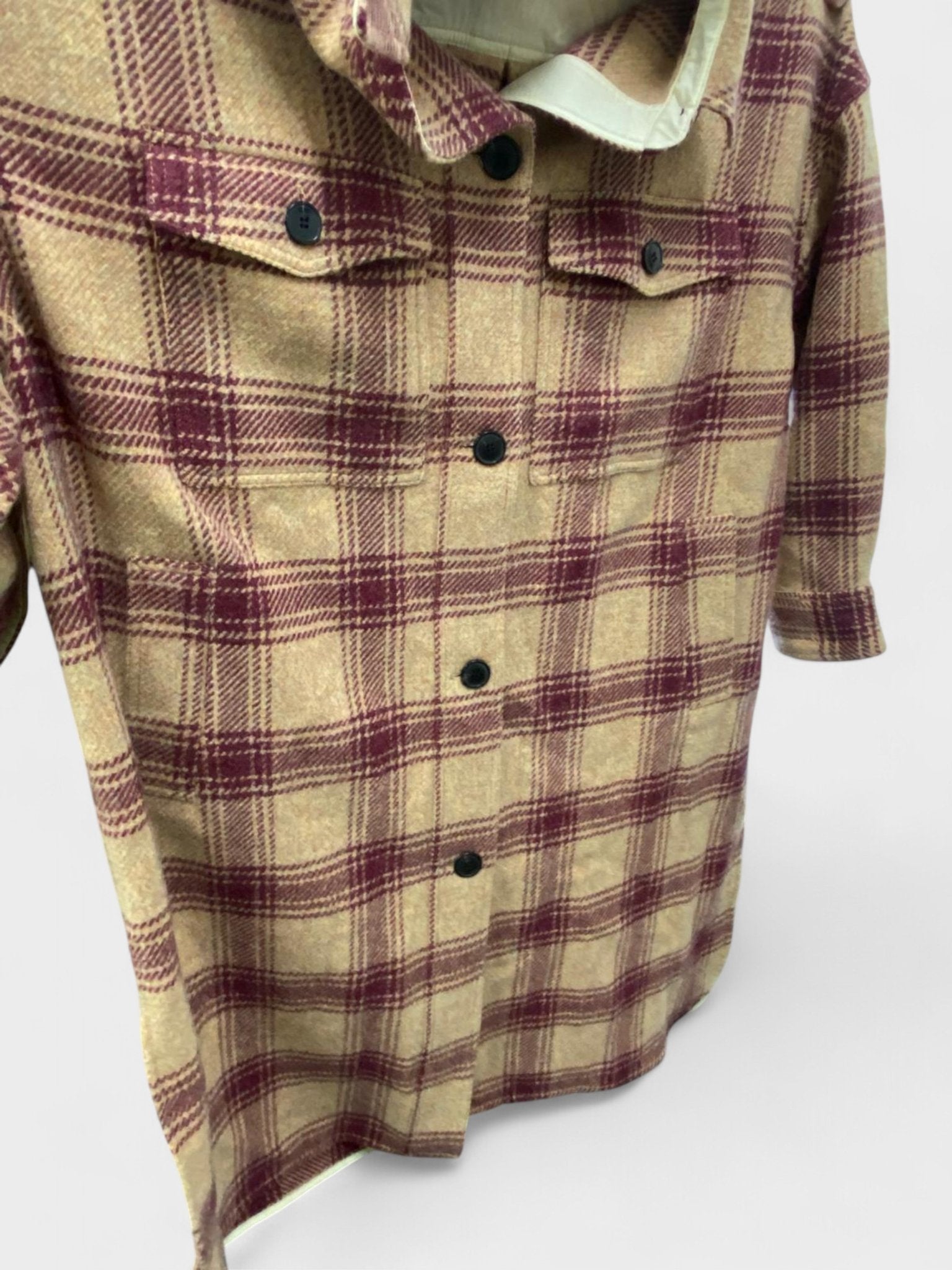 Isabel Marant ÉTOILE Fontiali oversized checked wool coat - Supplied FashionChloé