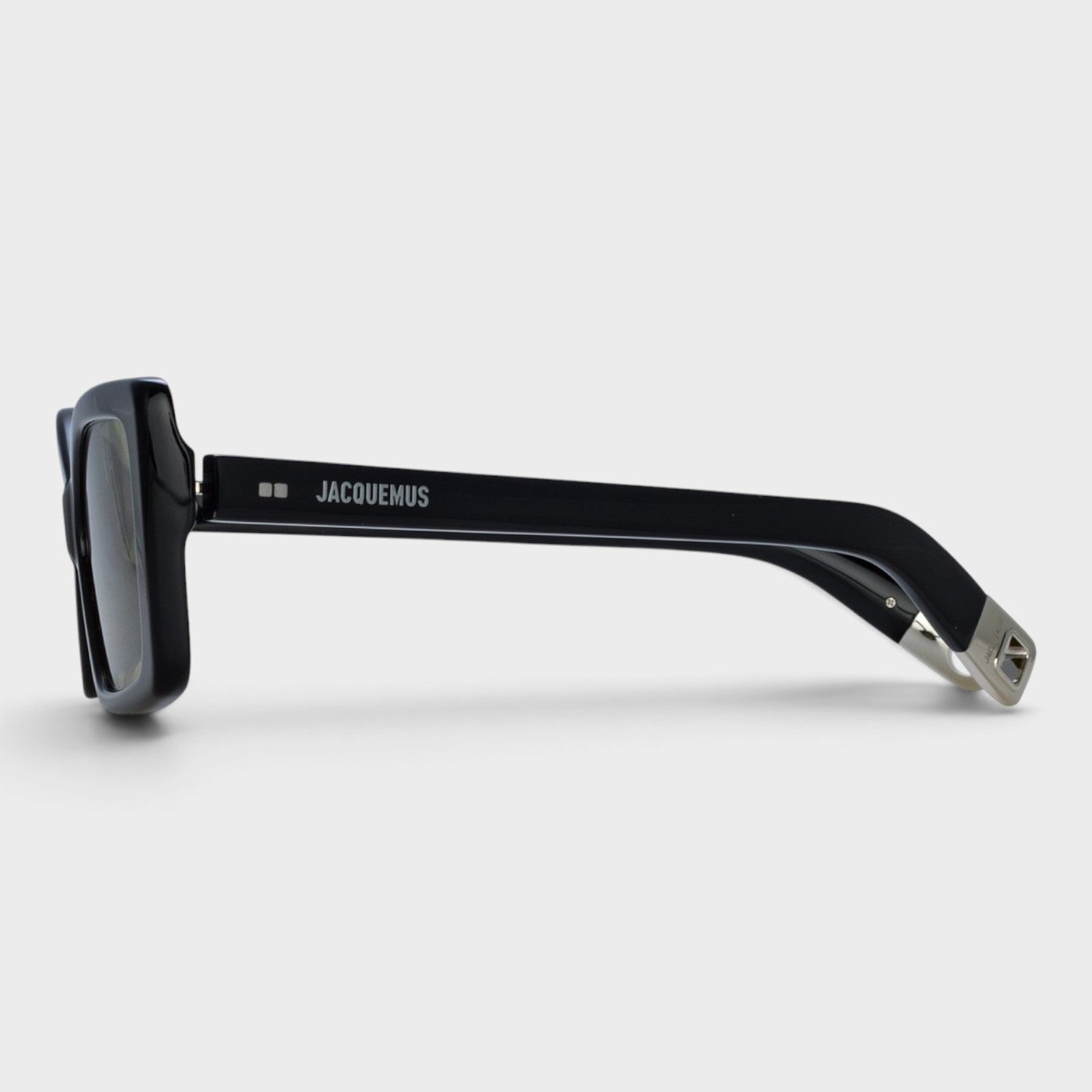 Linda Farrow Spiaggia Sunglasses Black Silver