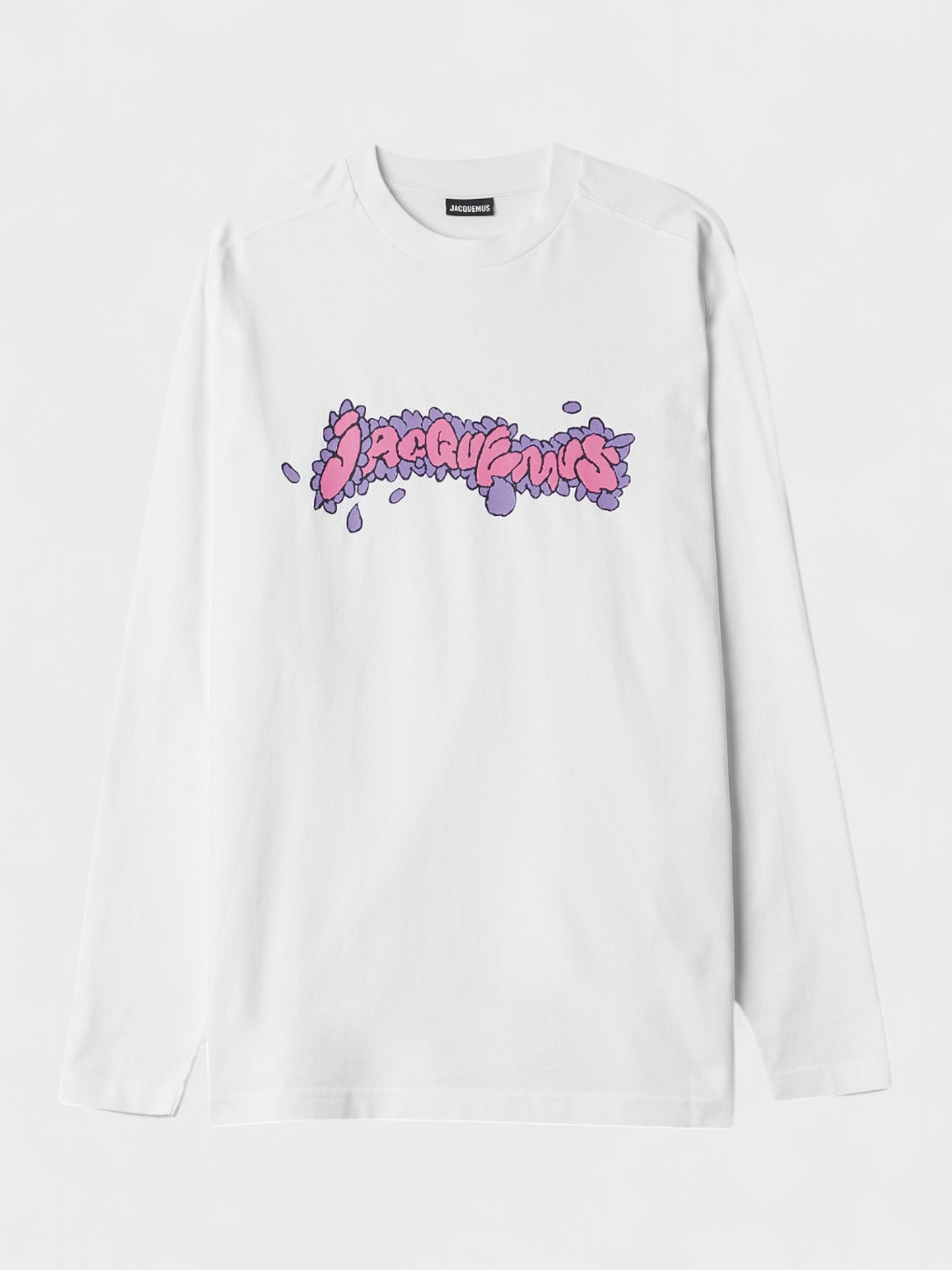 Jacquemus Le T-Shirt Desenho Ml Print Marguerite White - Supplied FashionJACQUEMUS