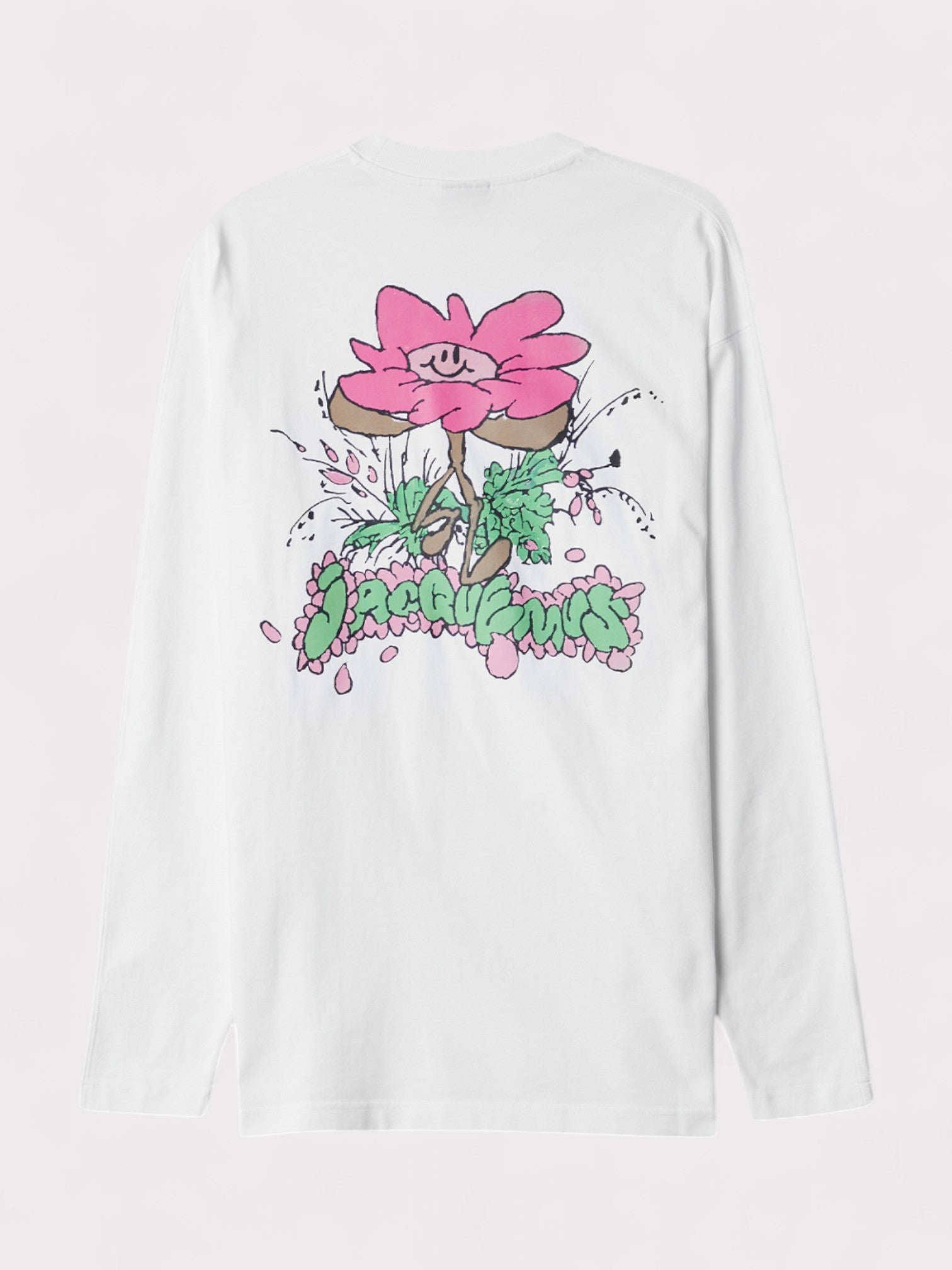 Jacquemus Le T-Shirt Desenho Ml Print Marguerite White - Supplied FashionJACQUEMUS
