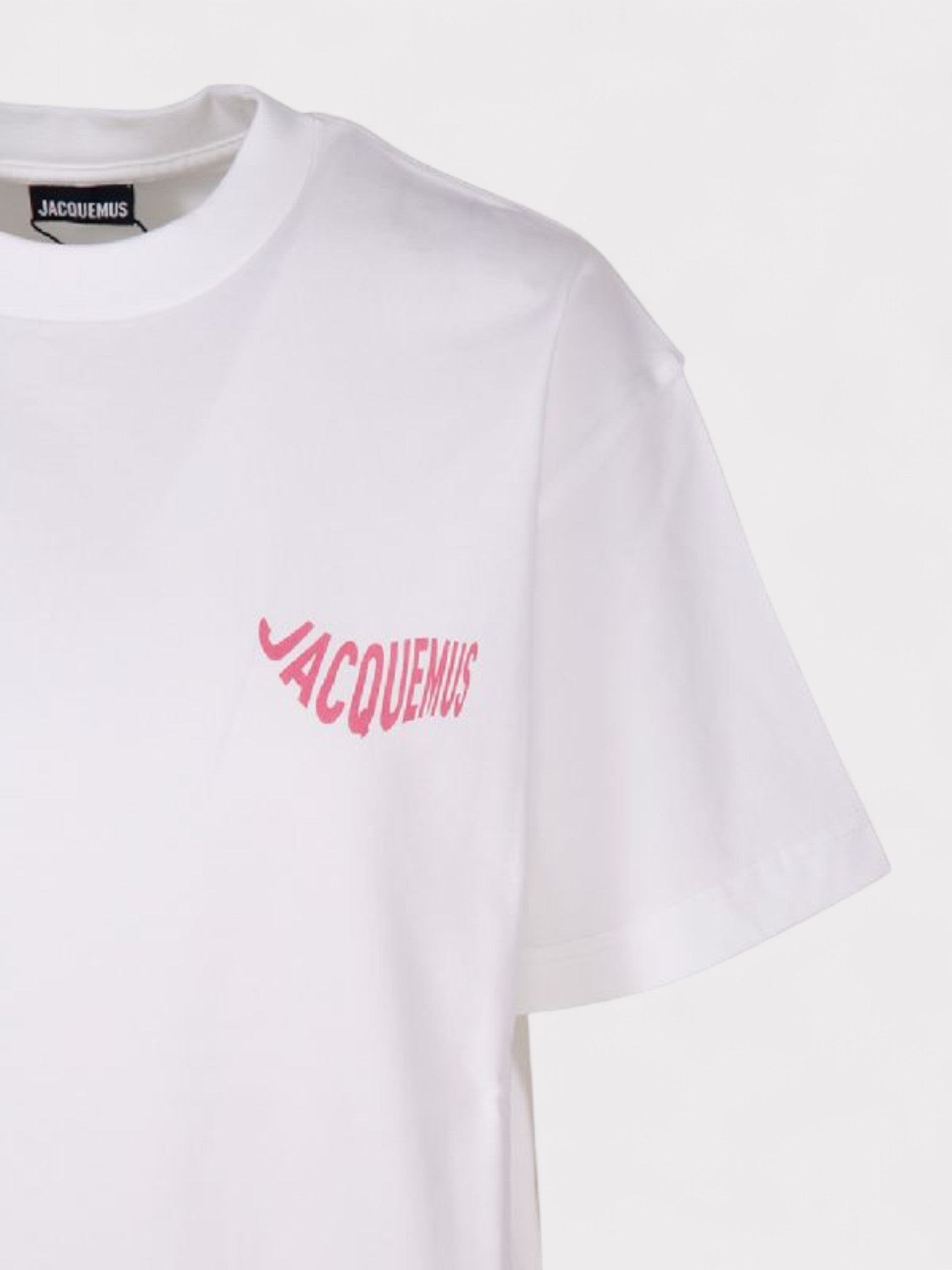 Jacquemus Le T-Shirt Vague Print Logo Wave White - Supplied FashionJACQUEMUS