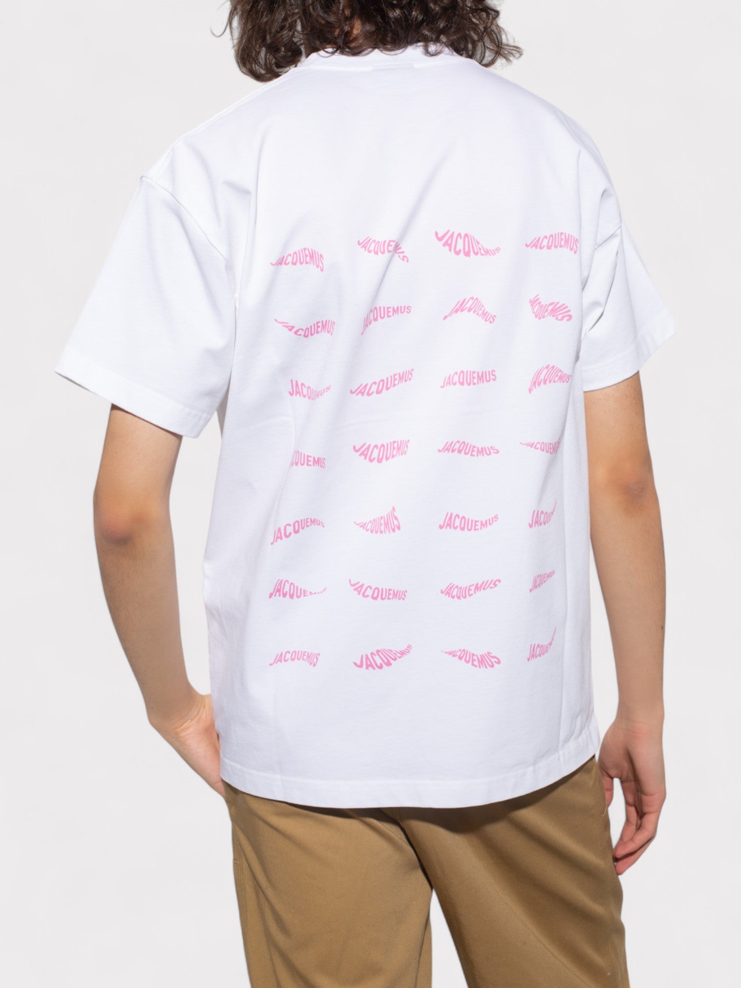 Jacquemus Le T-Shirt Vague Print Logo Wave White - Supplied FashionJACQUEMUS