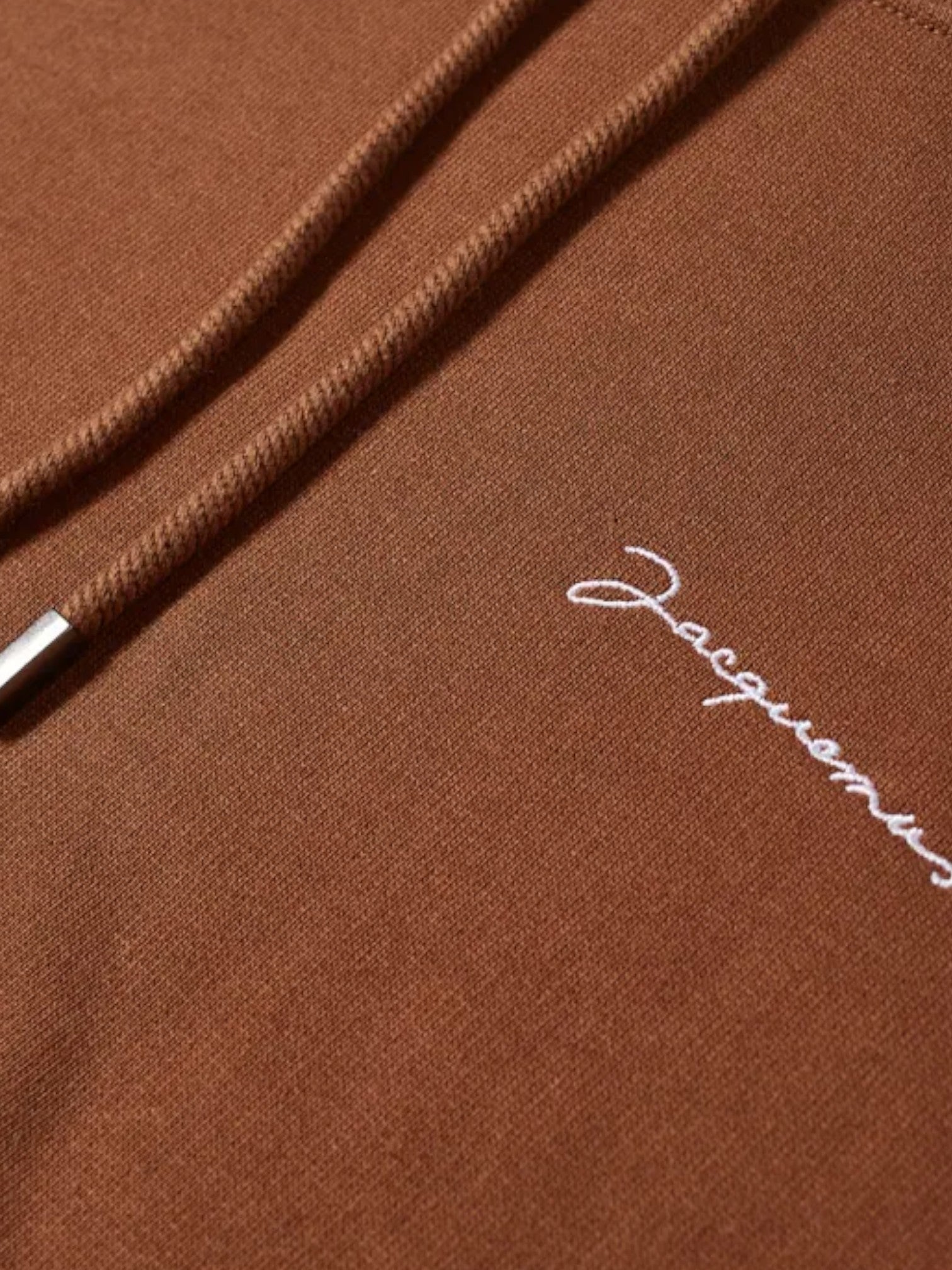Jacquemus Logo Popover Hoody Brown - Supplied FashionJACQUEMUS