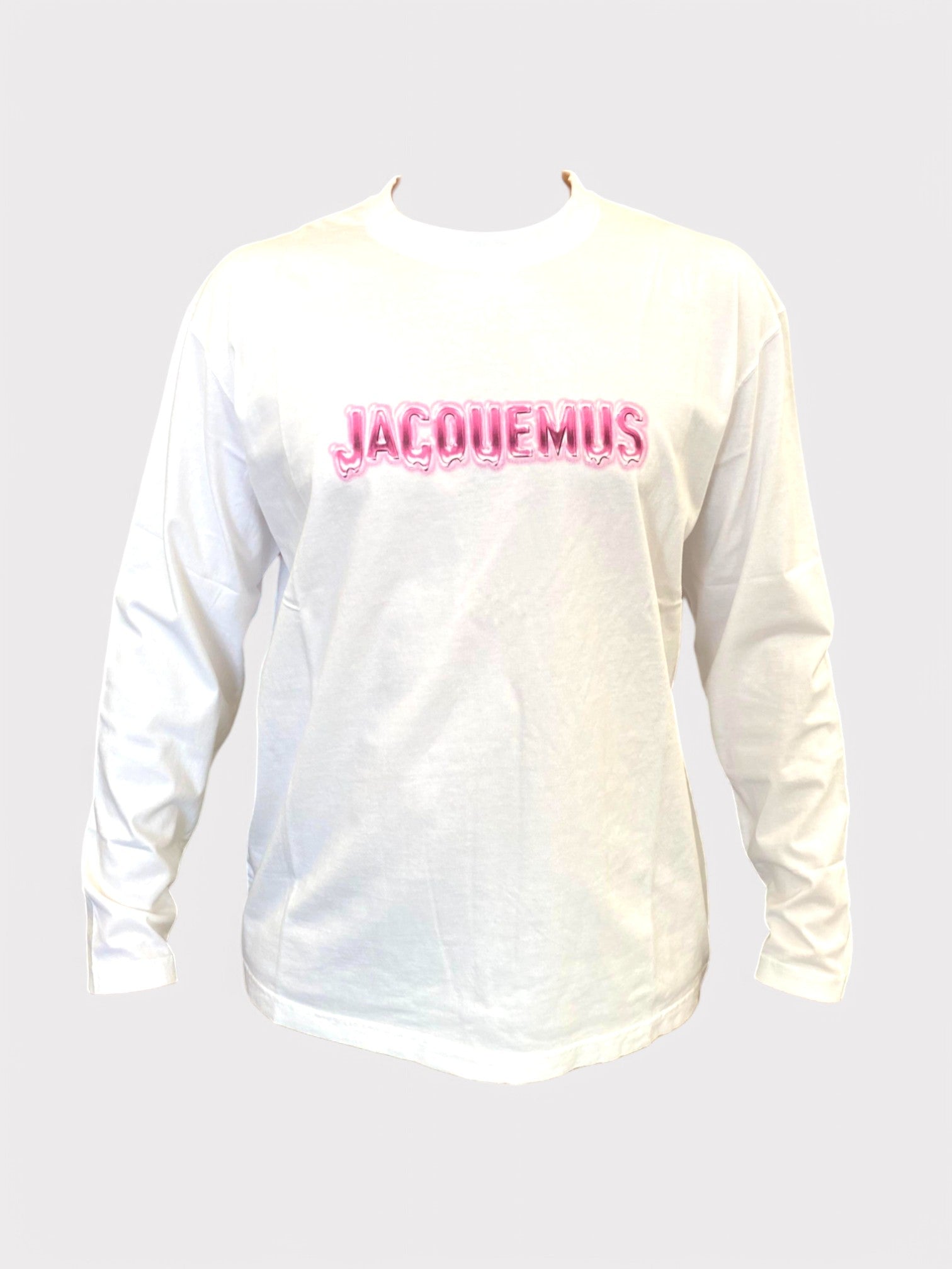 Jacquemus Long Sleeve Logo Shirt White - Supplied FashionJacquemus