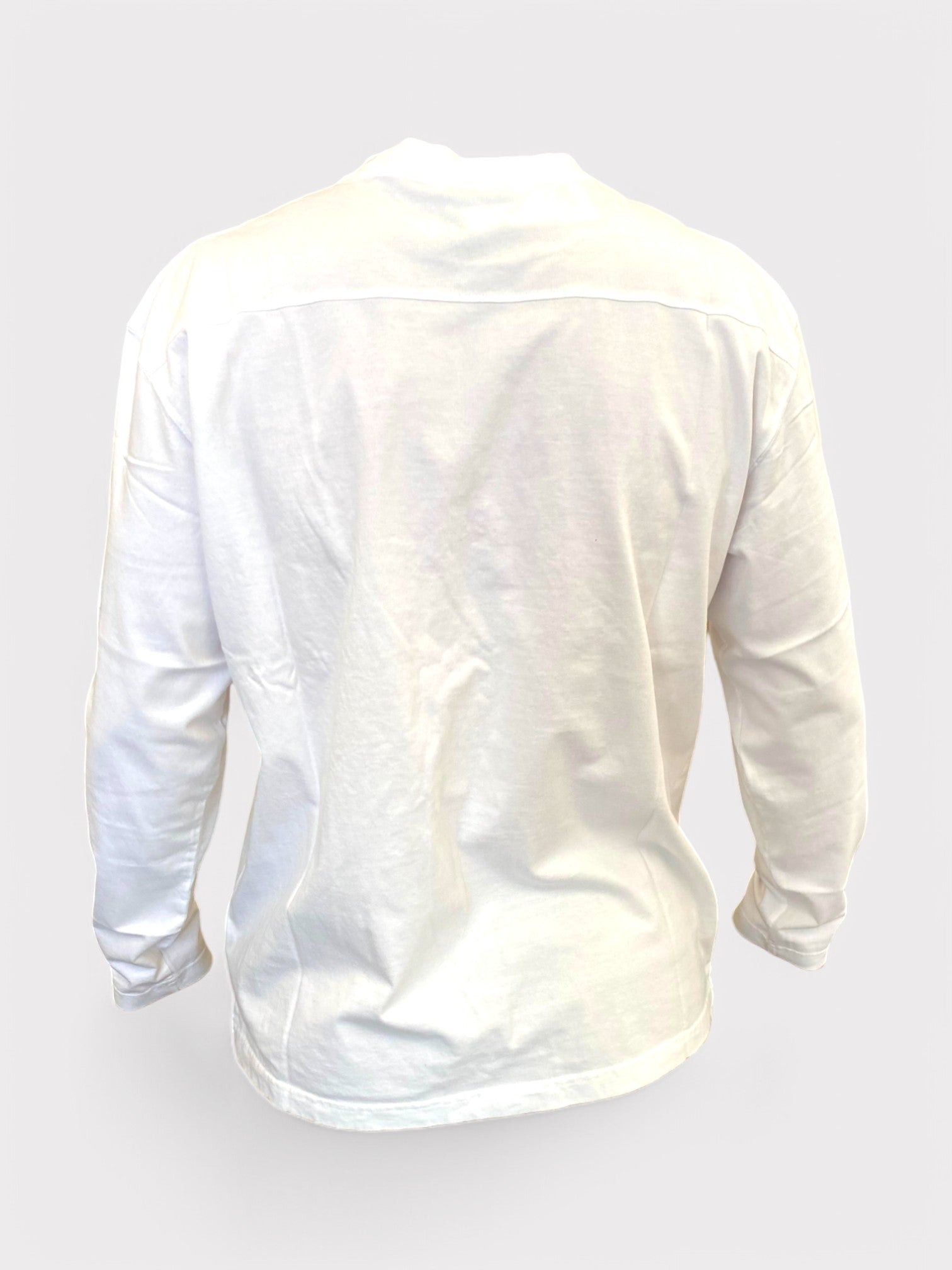 Jacquemus Long Sleeve Logo Shirt White - Supplied FashionJacquemus