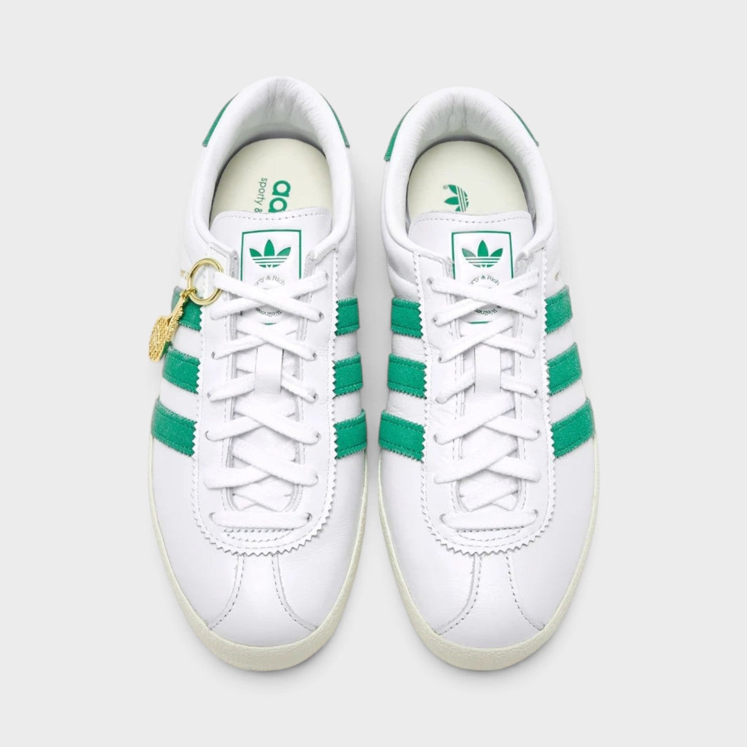 Adidas Blanc Sneakers White Green