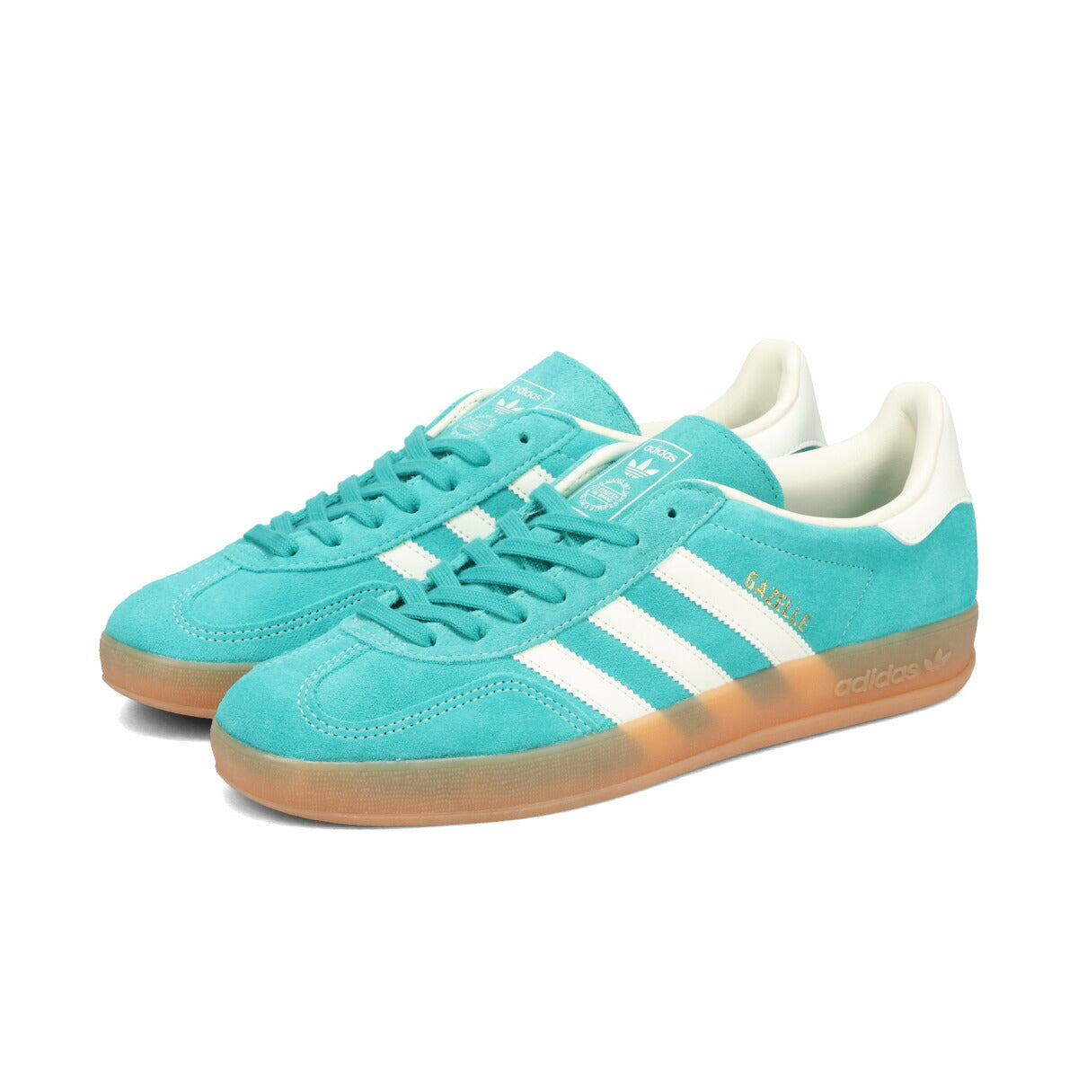 Gazelle Indoor  Pure Teal Off White Gold Metallic
