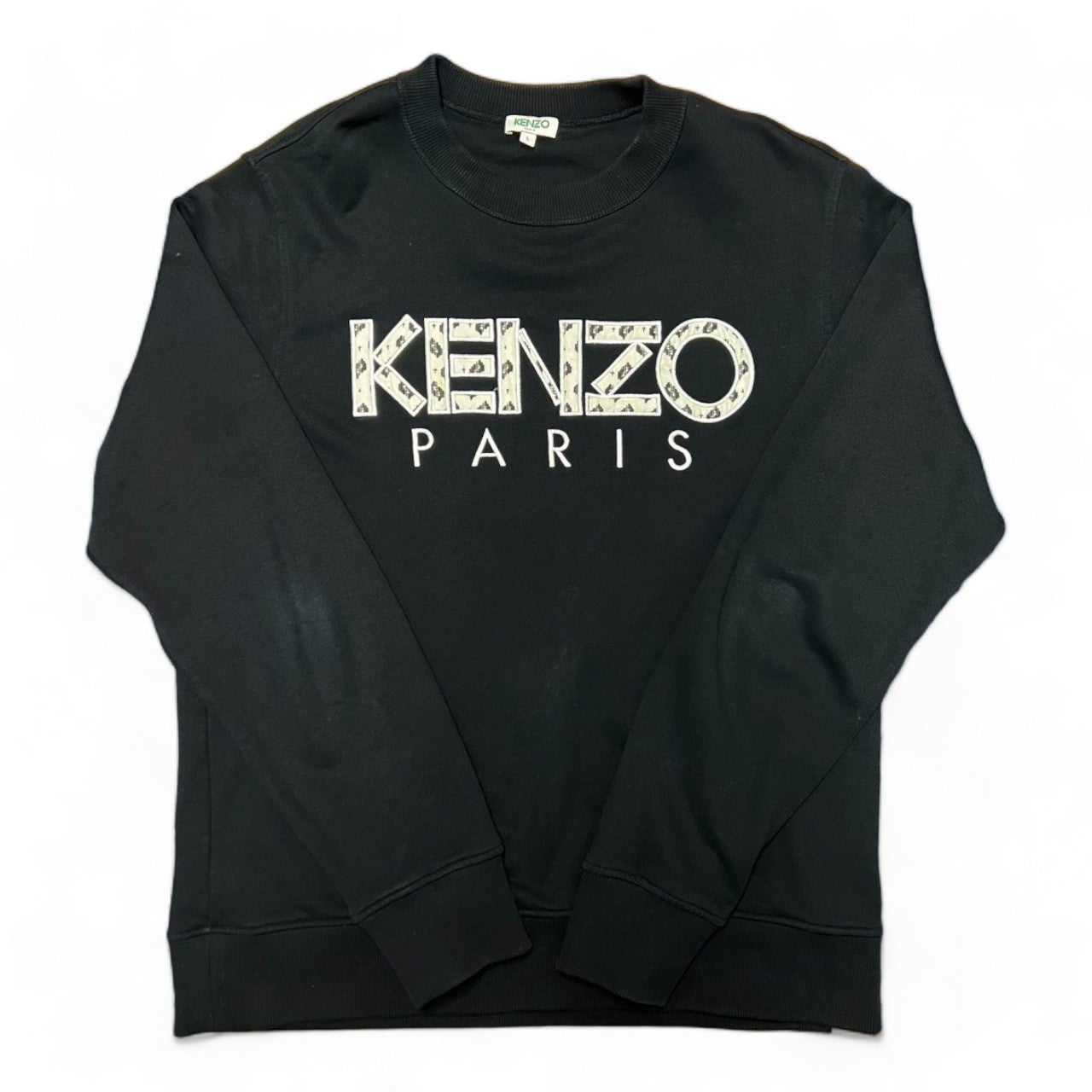 Kenzo Paris Classic Logo Sweatshirt Black L - Supplied LuxuryKenzo