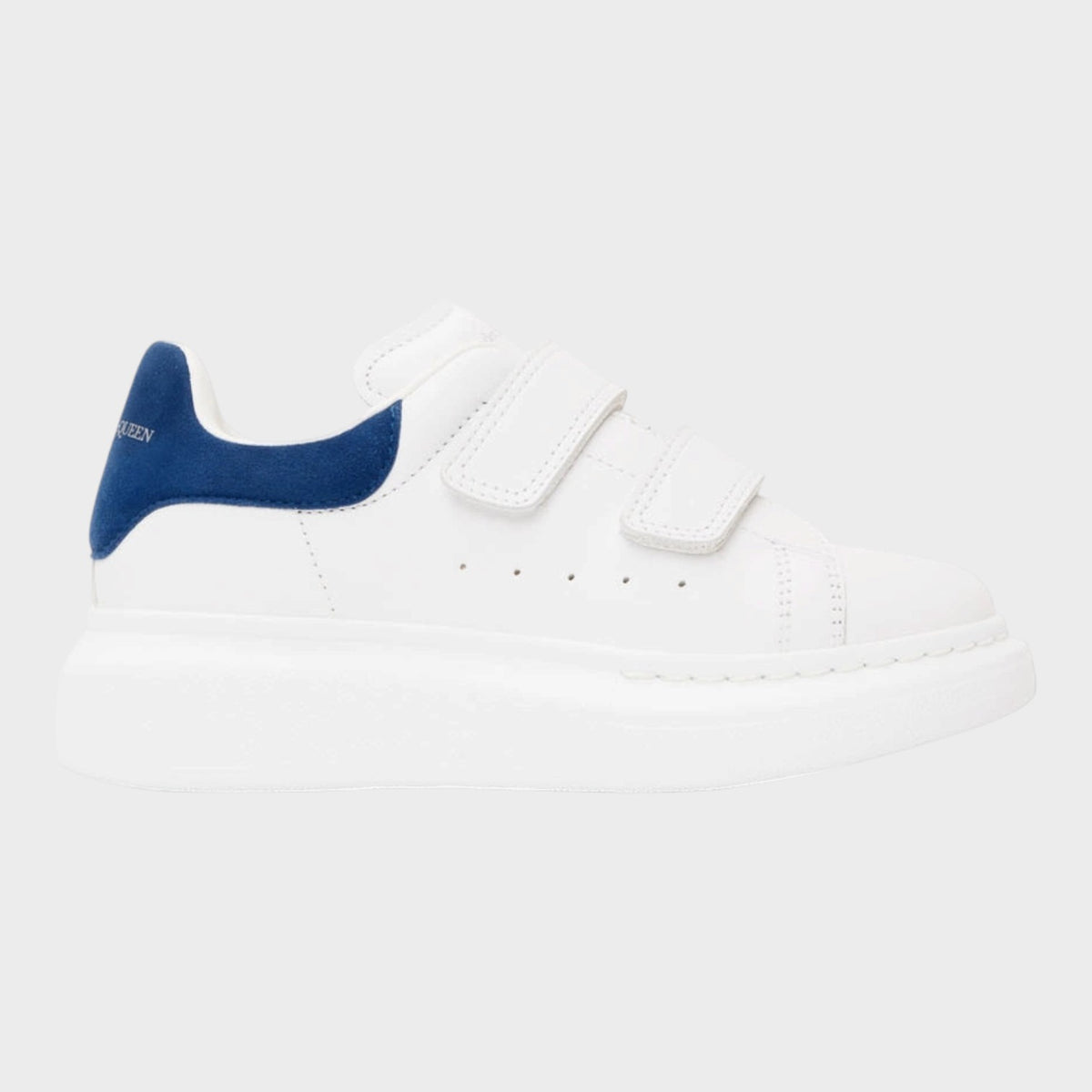 Oversized Velcro Sneakers Blue White