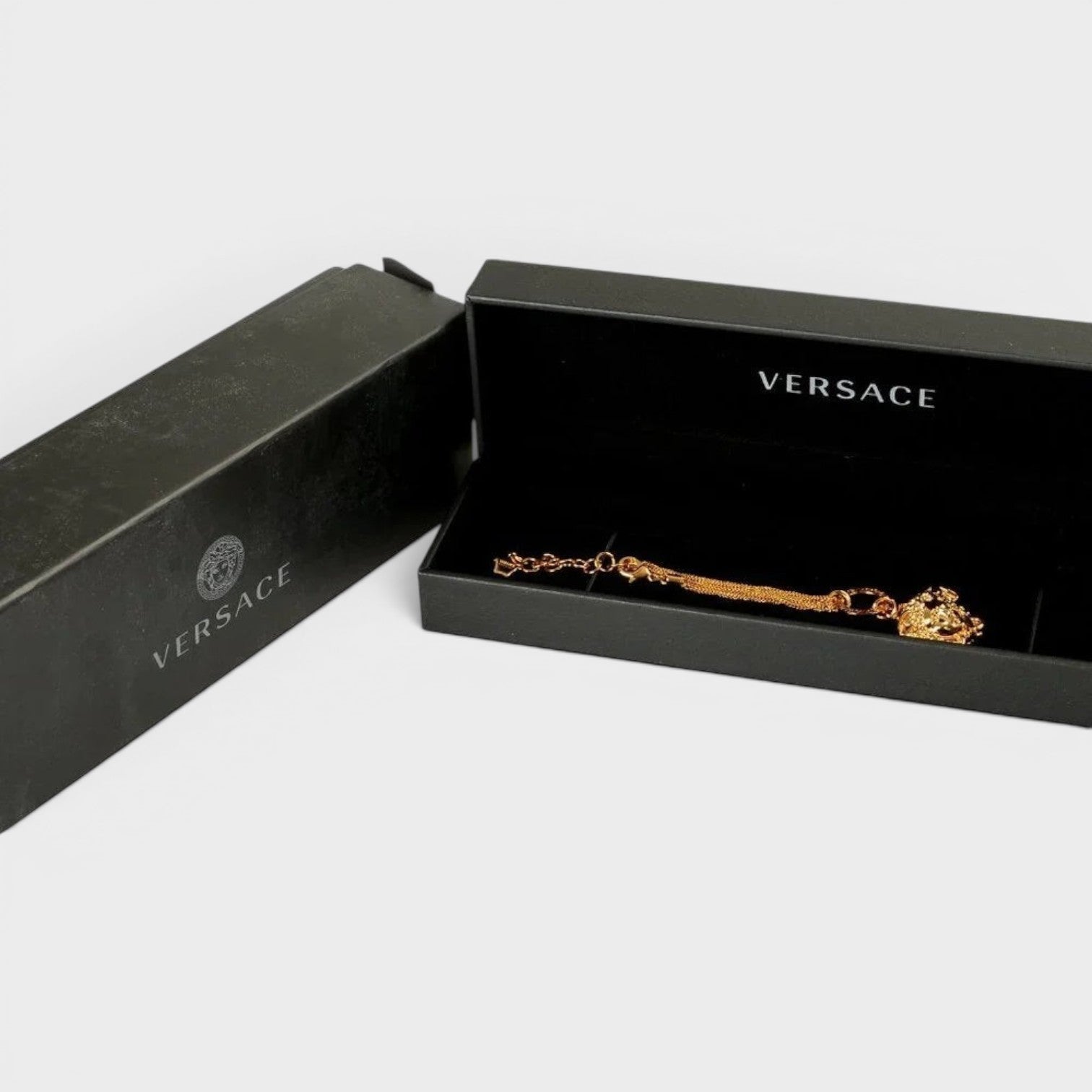 Medusa Head Bracelet Gold Tone