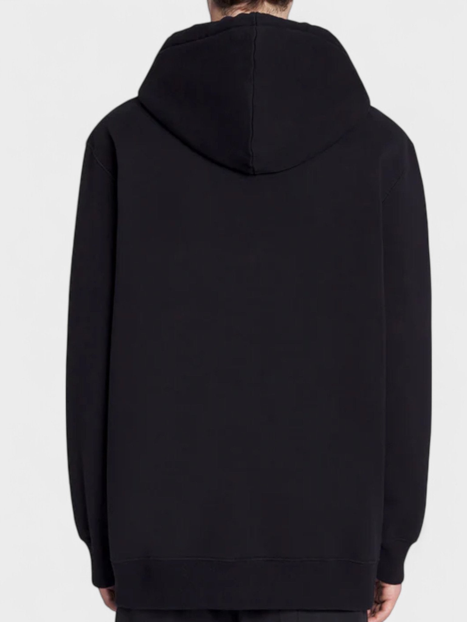 Lanvin Embroidered Loose Logo Hoodie Black - Supplied FashionLanvin