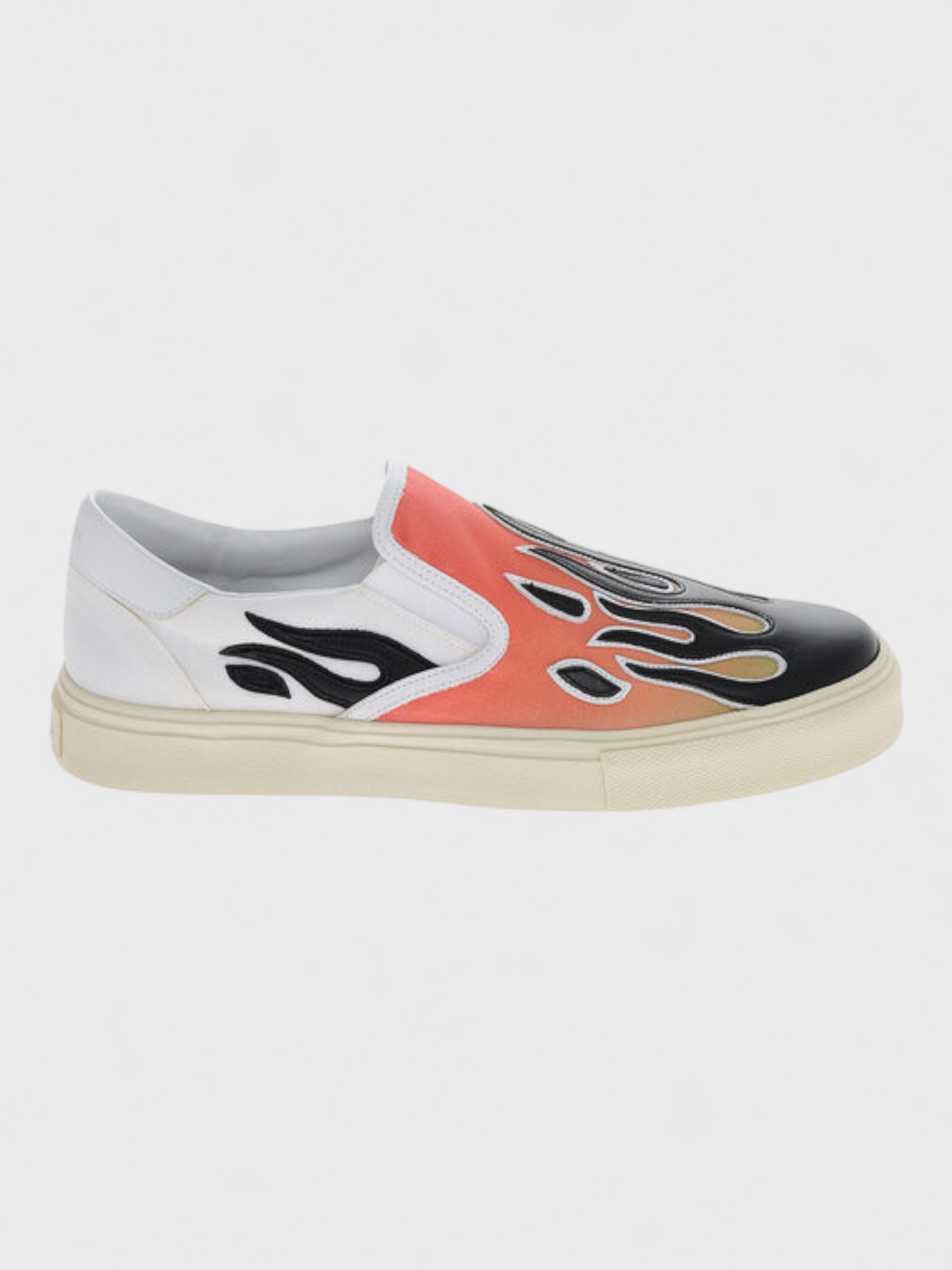 Amiri Flame Canvas Slip-on Sneakers