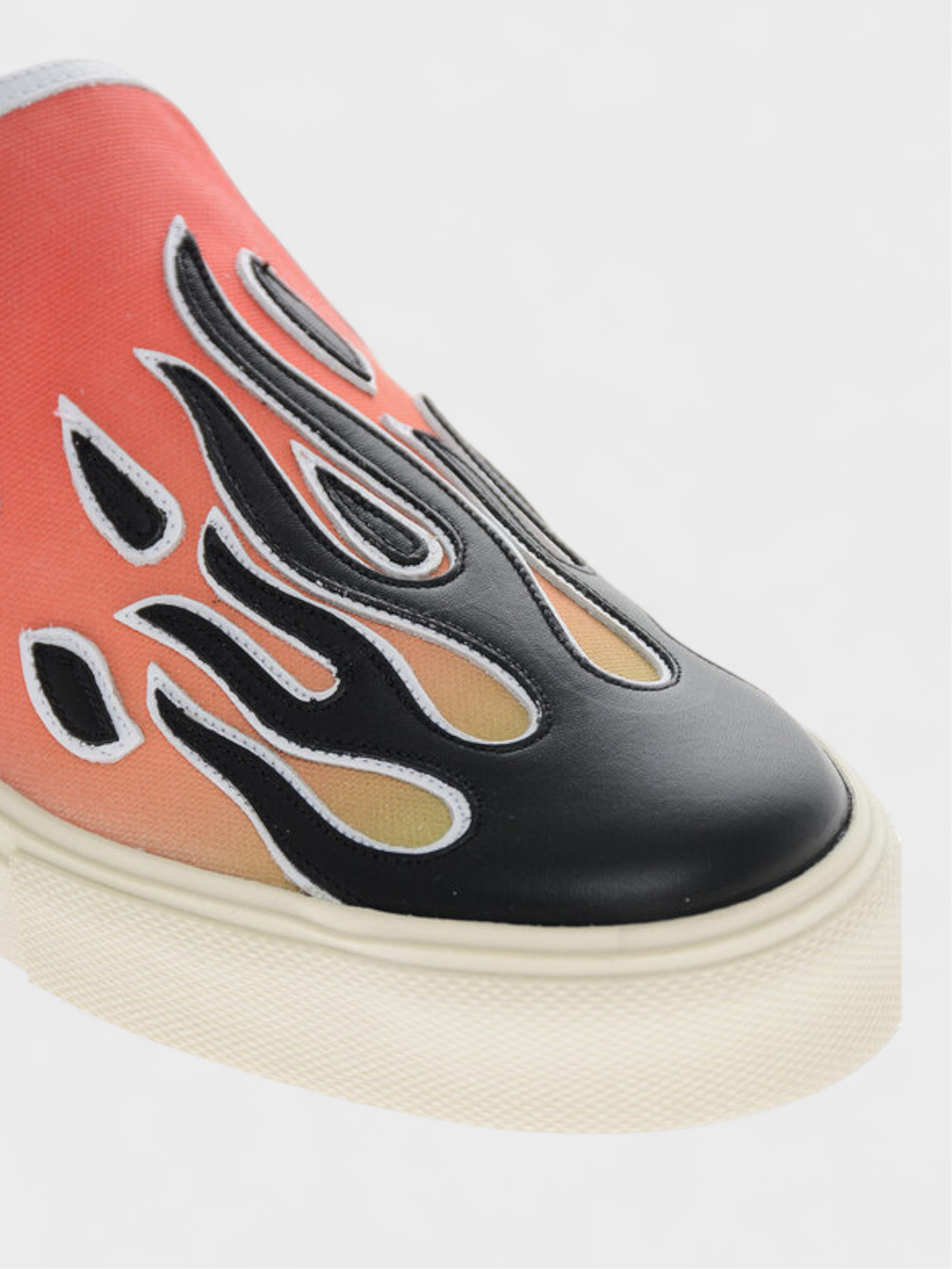 Amiri Flame Canvas Slip-on Sneakers