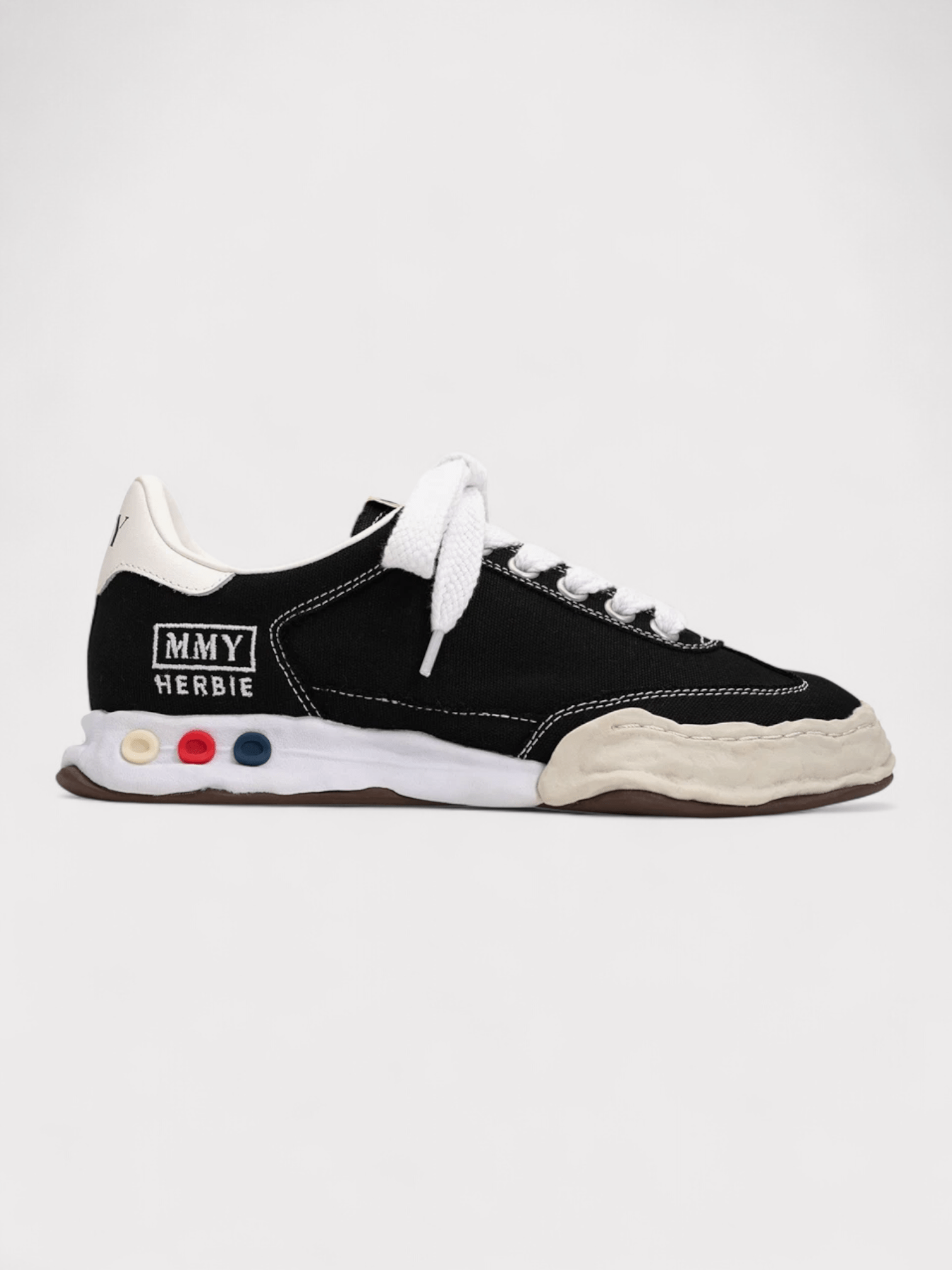 Maison Mihara Herbie OG Sole Canvas Low Top Sneaker Black - Supplied FashionMaison Mihara