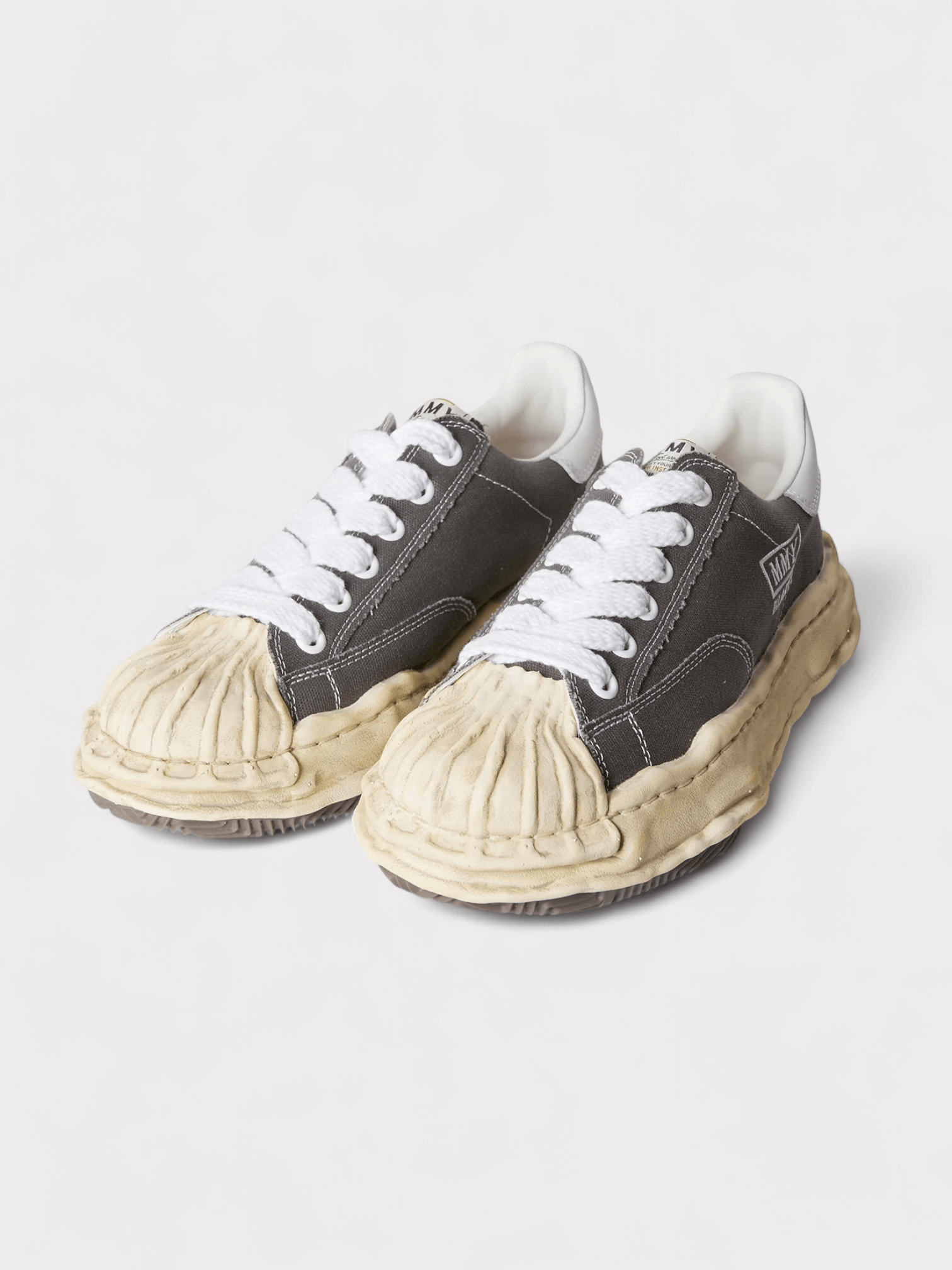 Maison Mihara Yasuhiro Blakey Dyed Sole Low Grey - Supplied FashionMaison Mihara