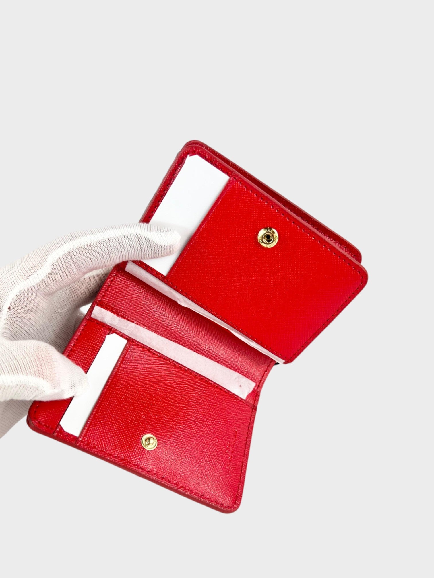 Marc Jacobs Mini Compact Wallet Hearts Red - Supplied LuxuryMarc Jacobs