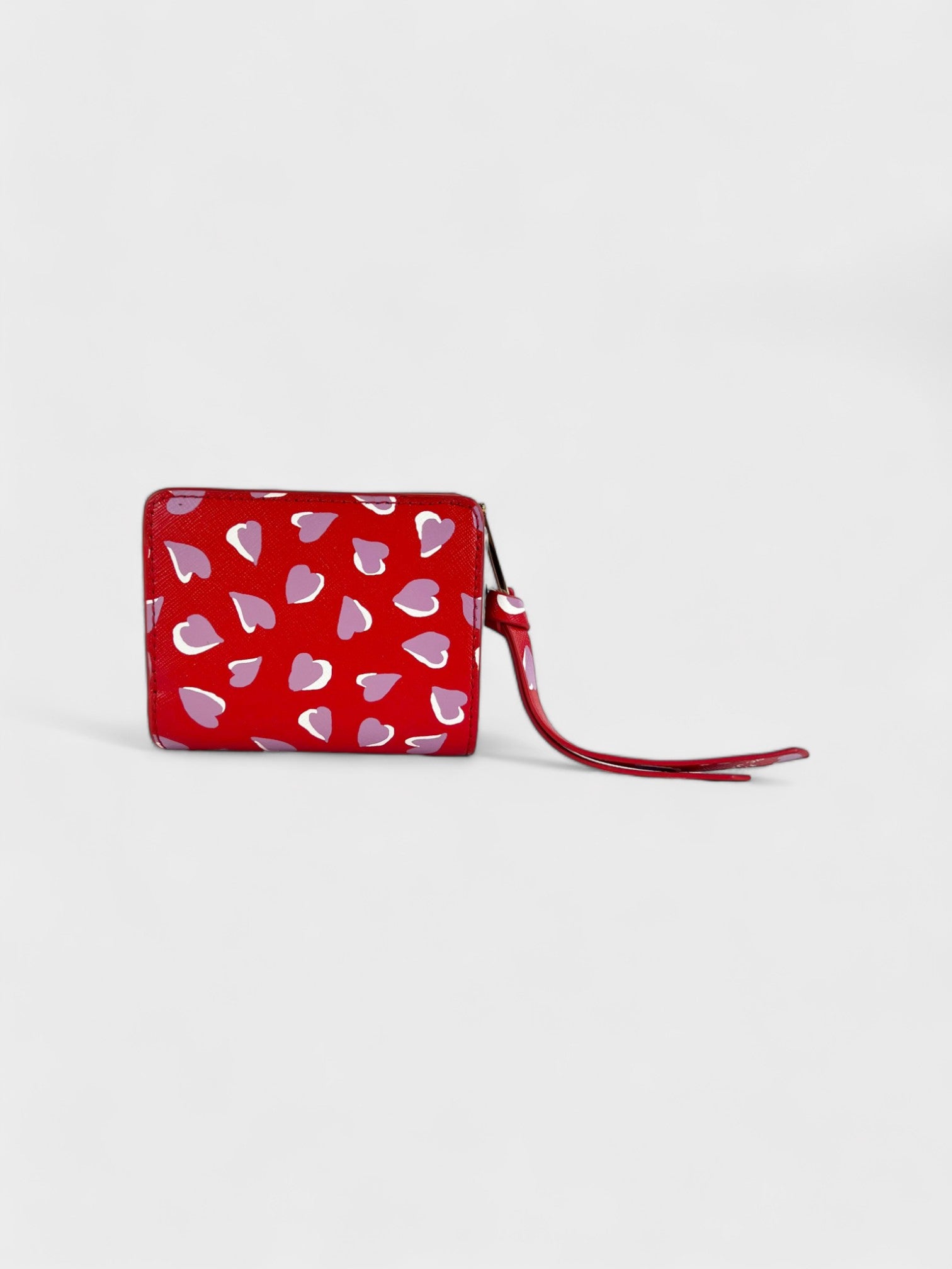 Marc Jacobs Mini Compact Wallet Hearts Red - Supplied LuxuryMarc Jacobs