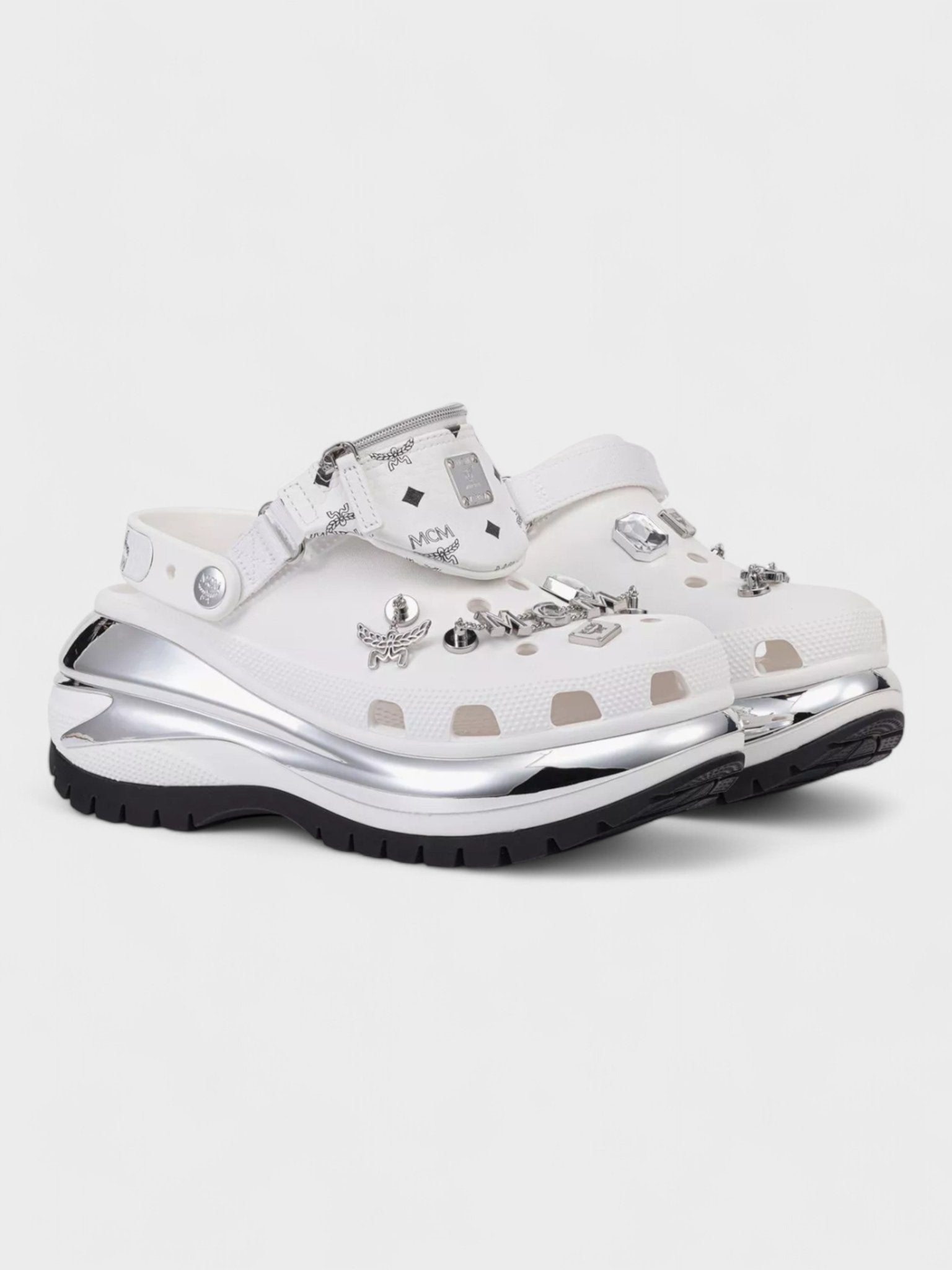 Mcm X Crocs Mega Crush White - Supplied FashionCrocs