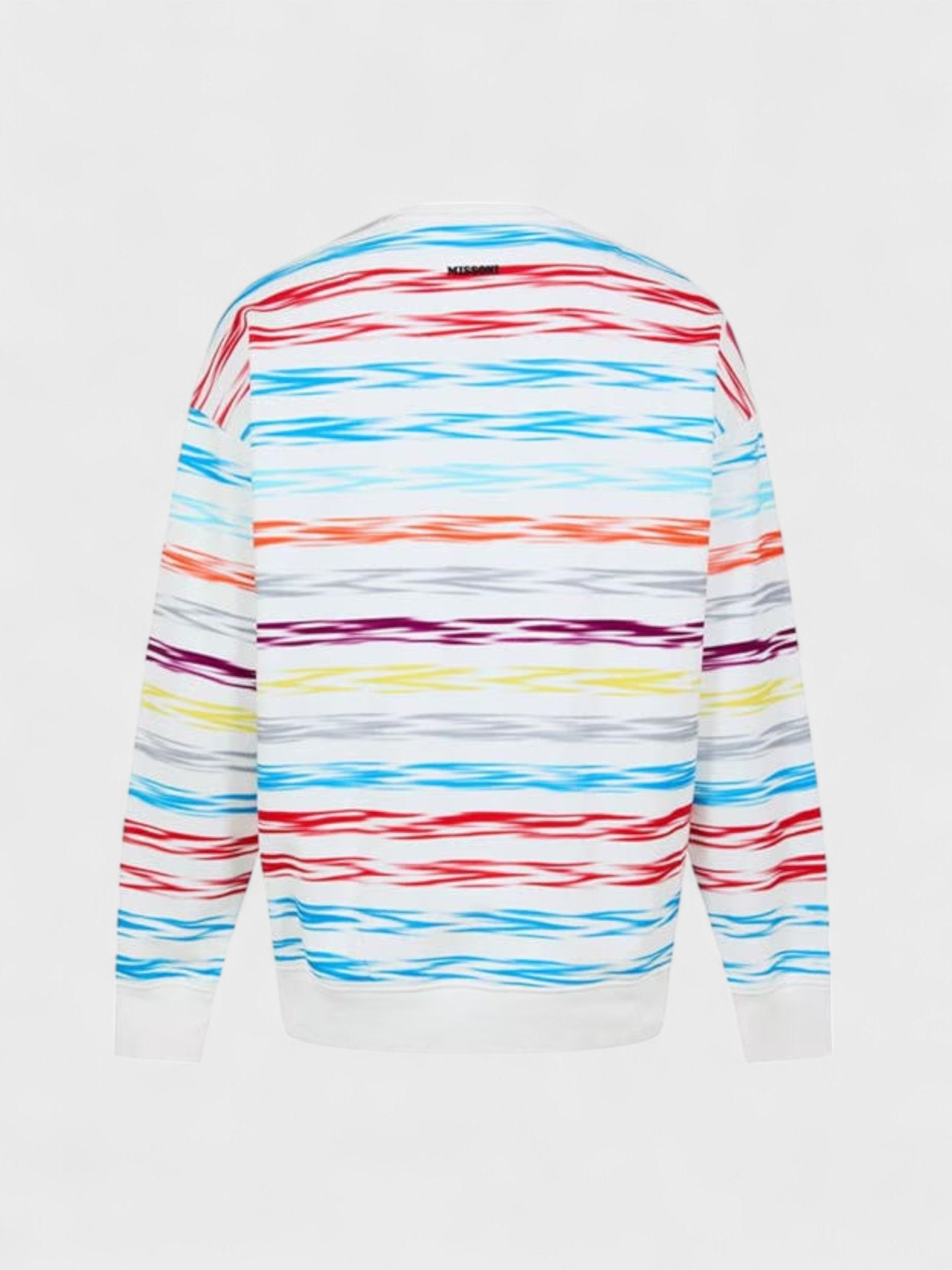 Missoni Printed Crewneck Sewatshirt Multi White - Supplied FashionMissoni
