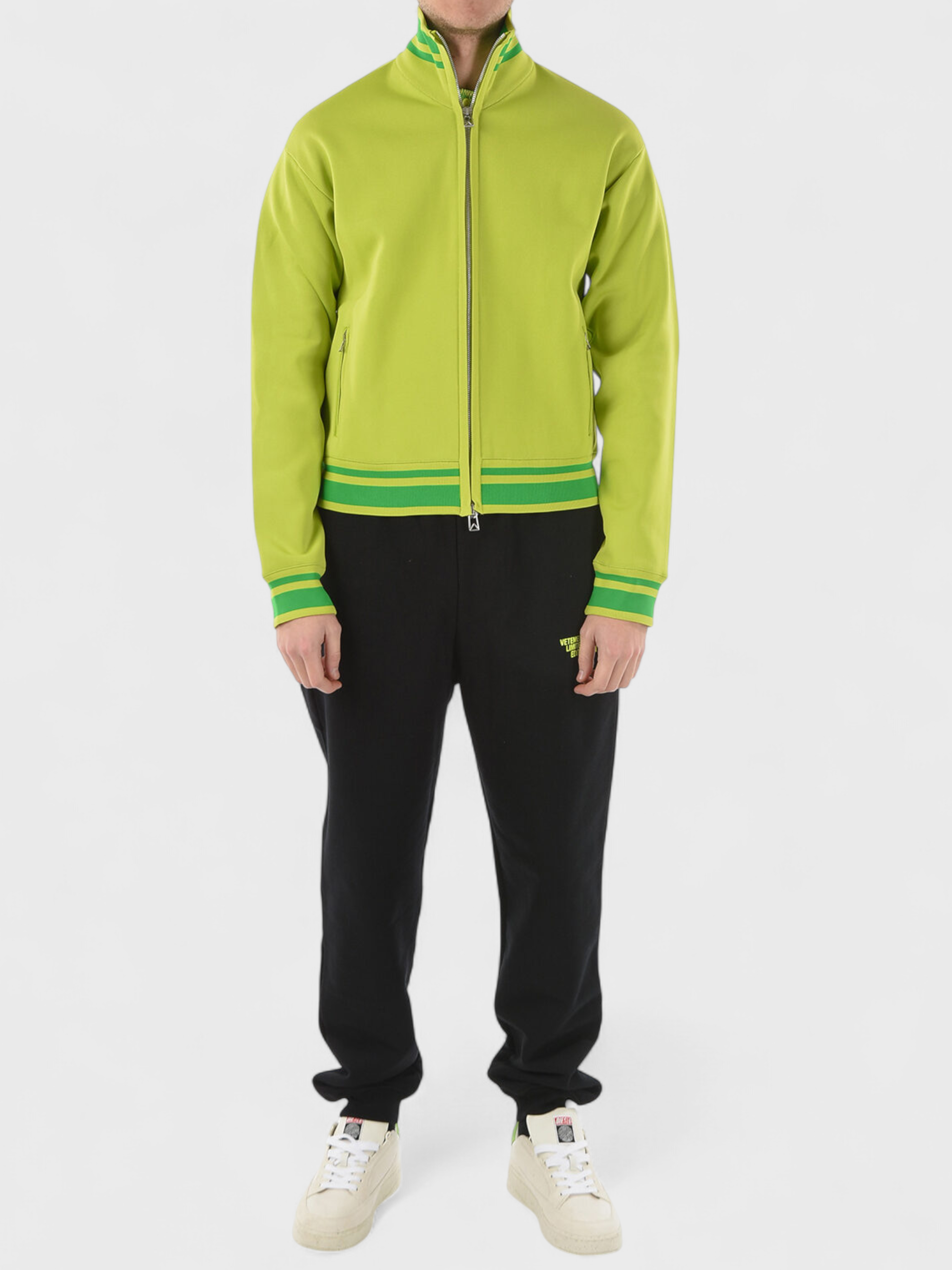 Bottega Veneta Technical Double Fabric Jacket Green